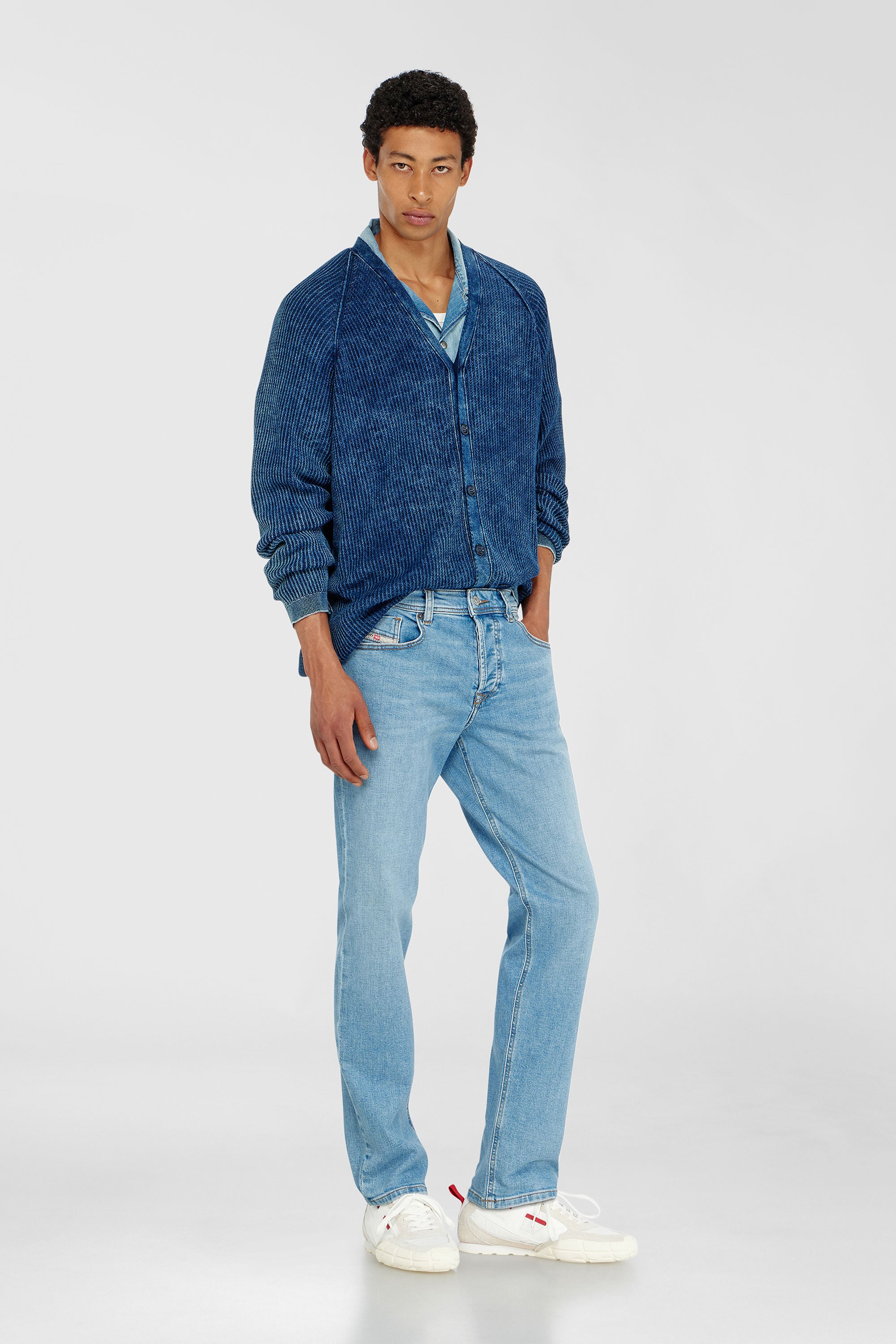 Diesel - Male's Regular Jeans 2023 D-Finitive 0HDBJ, Light Blue - 1
