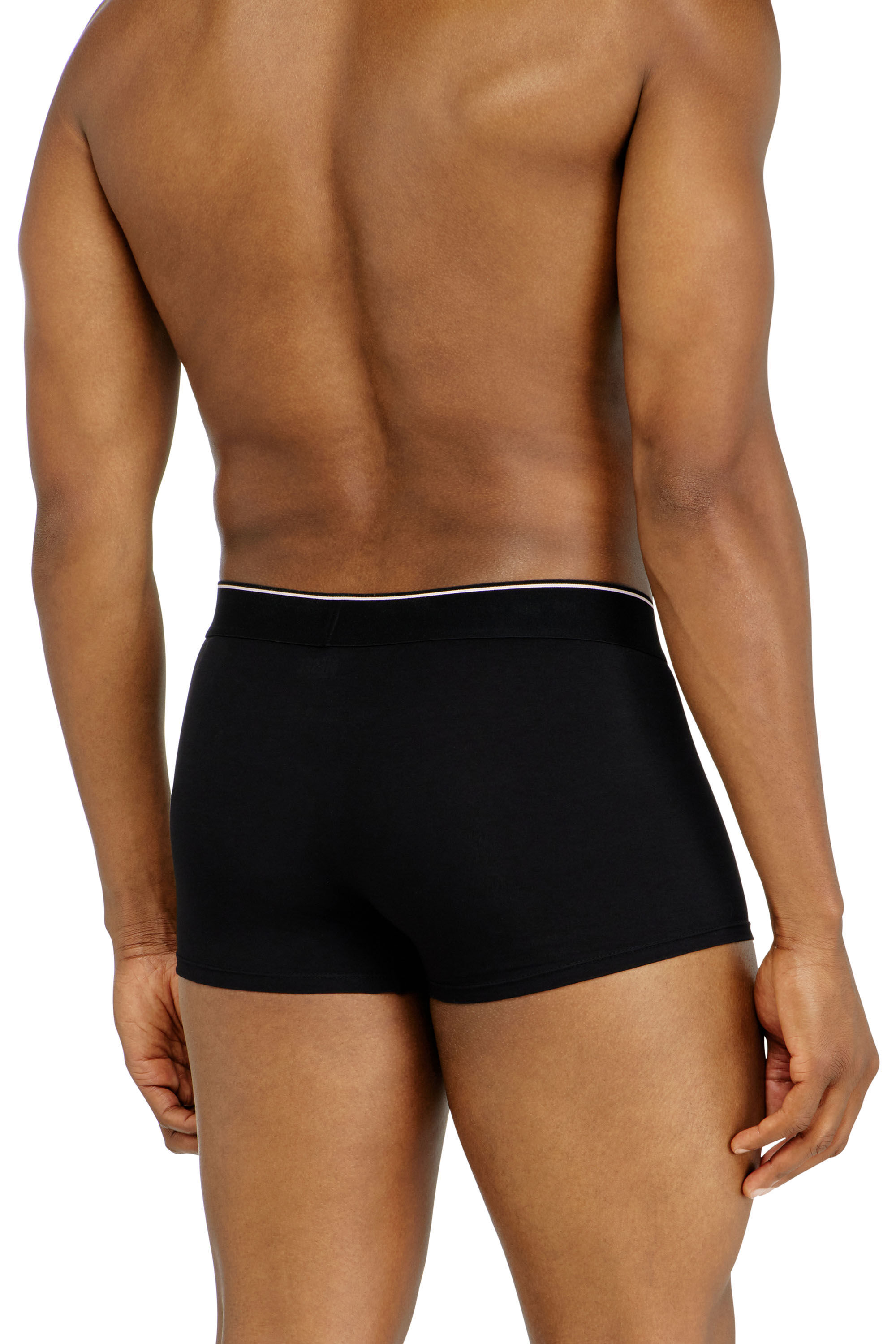 Diesel - DAMIEN-D-BOX-3PACK, Male's Three-pack stretch cotton trunks with floral motif in Multicolor/Black - 3