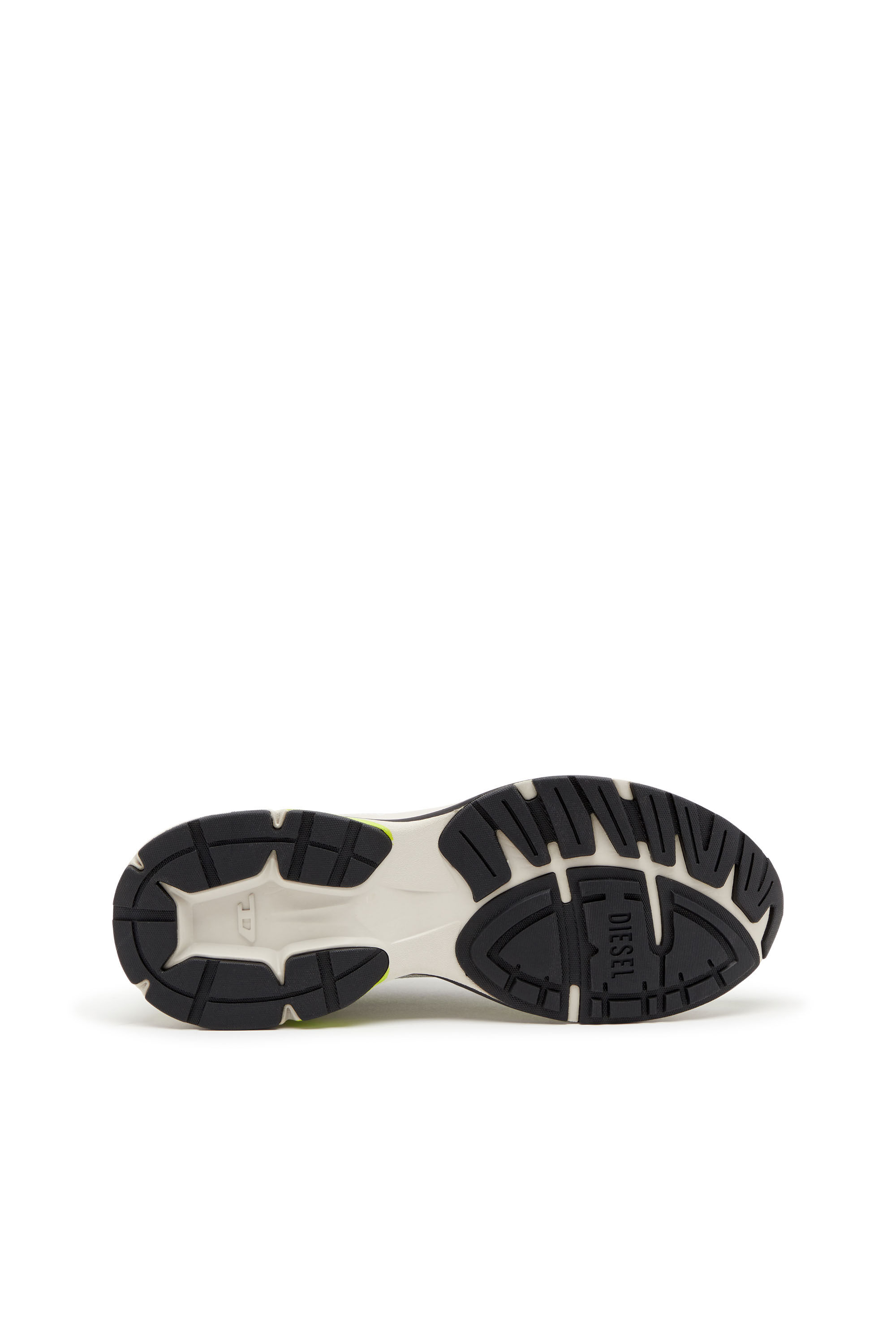 Diesel - D-AIRSPEED LOW, Male's D-Airspeed Low-Striped sneakers in coated mesh in Yellow/Black - 5