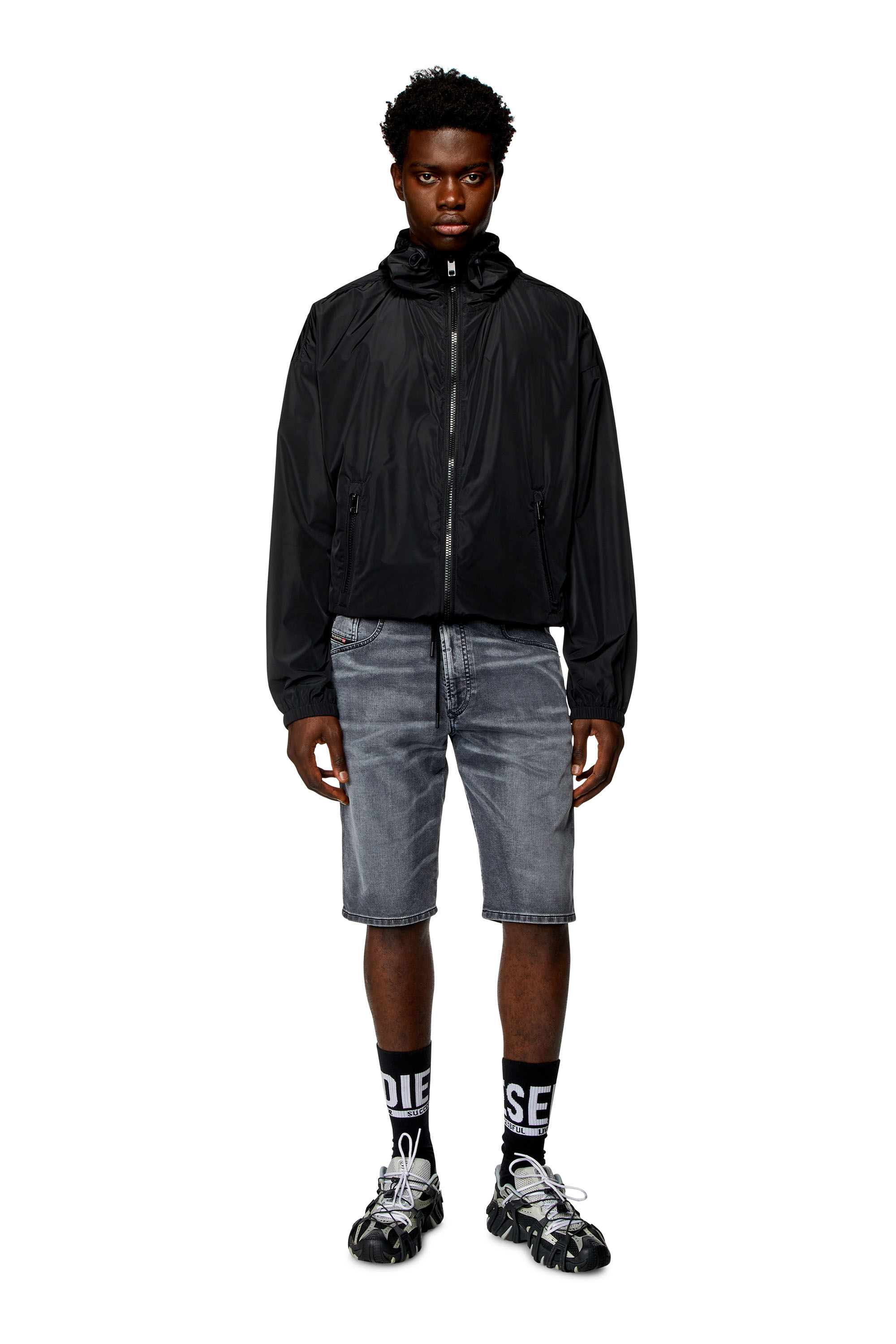 Men's Chino shorts in JoggJeans | Black | Diesel
