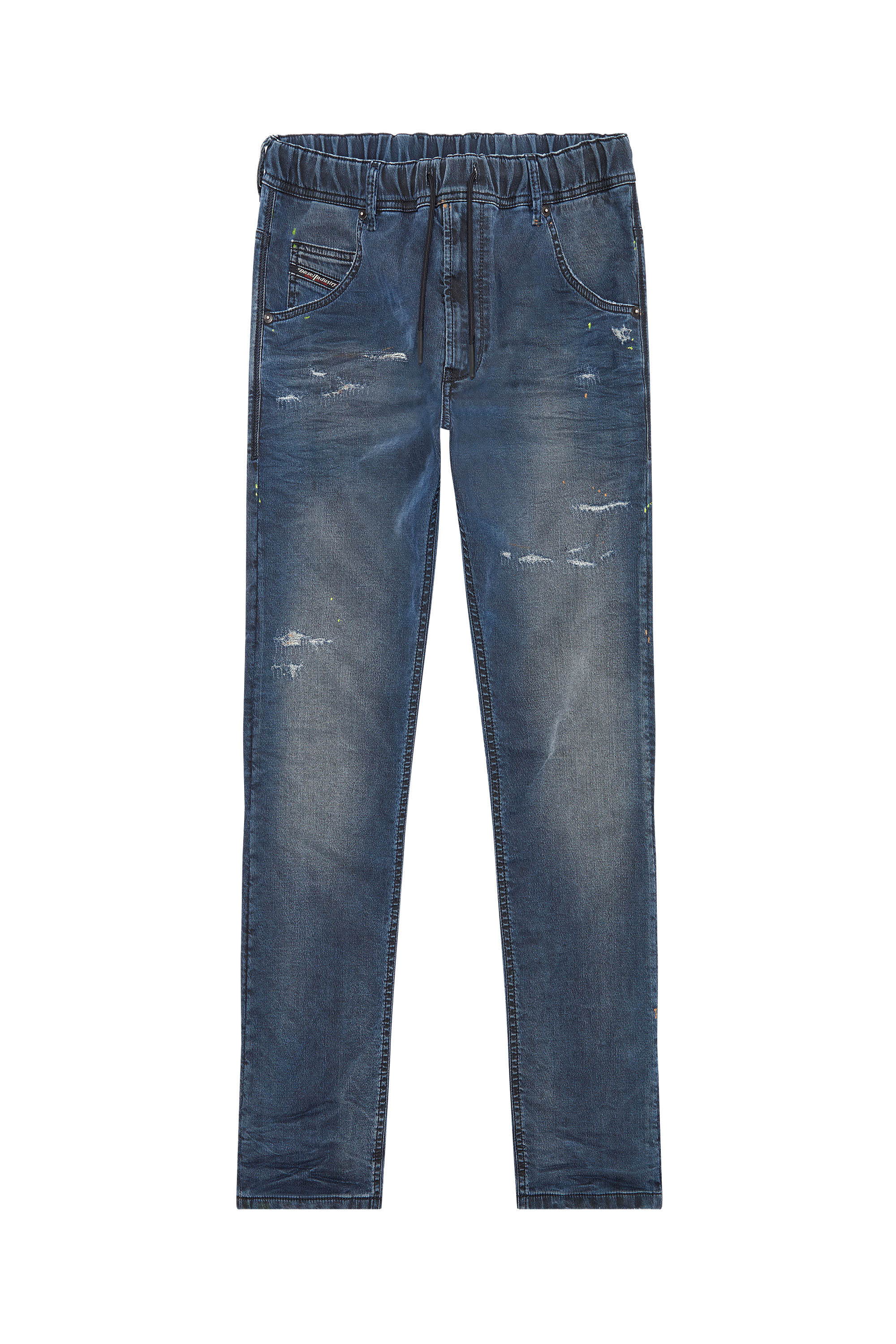 Diesel - Tapered 2030 D-Krooley Joggjeans® 069QH, Male's Tapered 2030 D-Krooley Joggjeans® in Dark Blue - 2