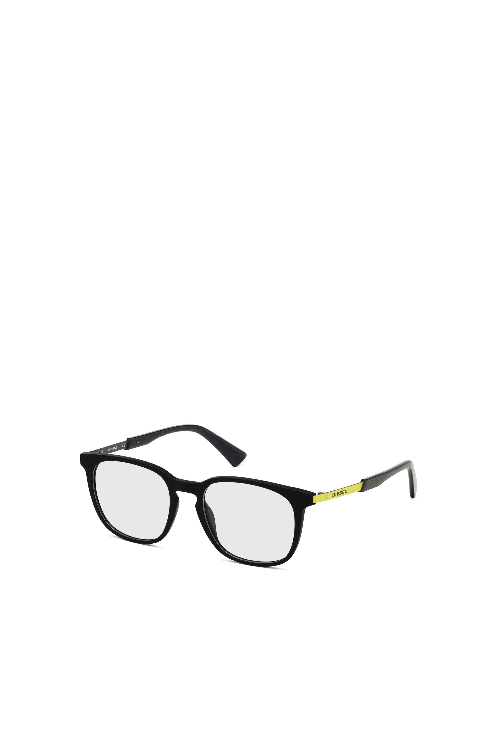 Diesel - DL5349, Unisex's Unisex eyewear with a square silhouette in Black/Green - 2