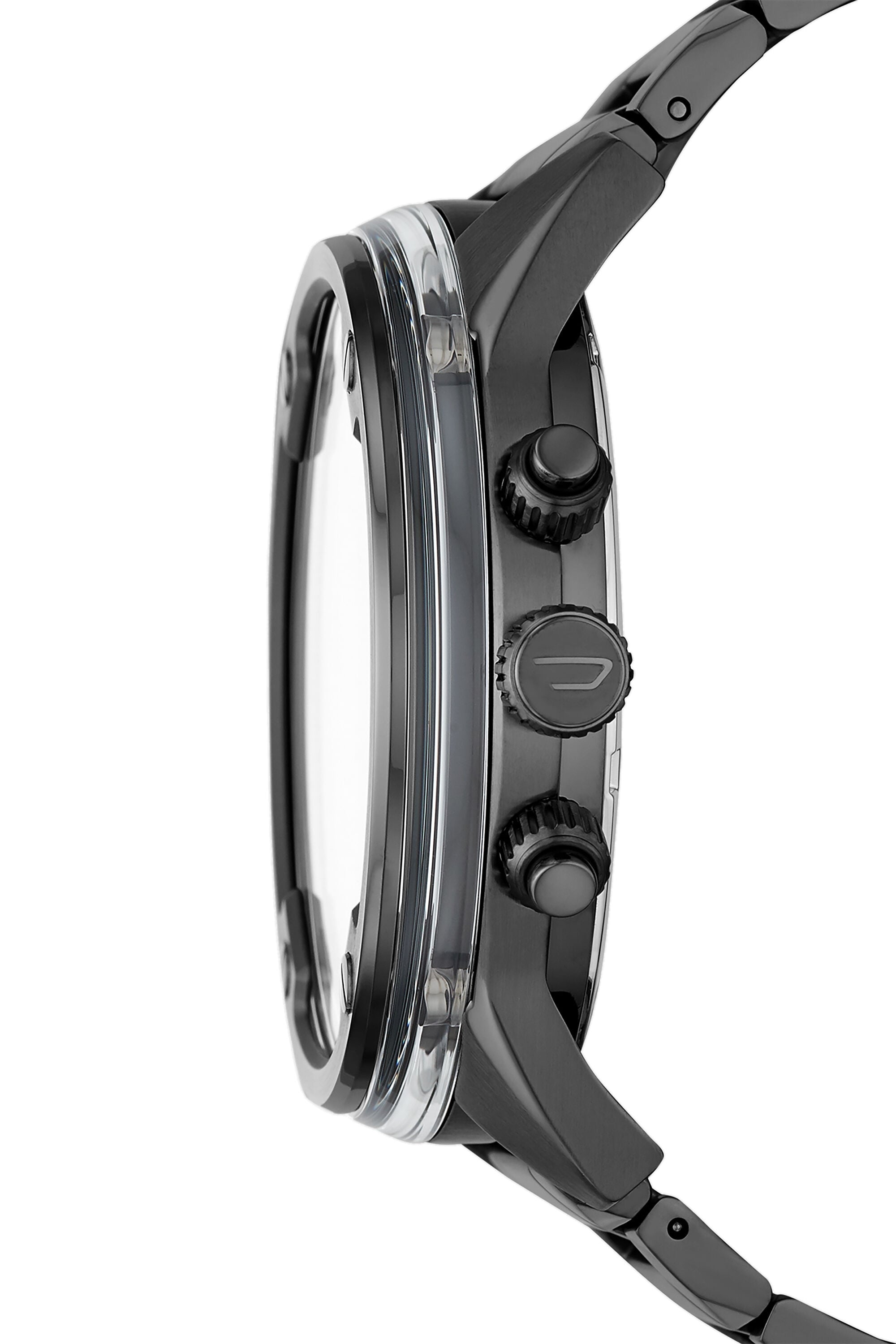 Diesel - DZ7426, Man's Boltdown three-hand gunmetal stainless steel watch in Black - 3