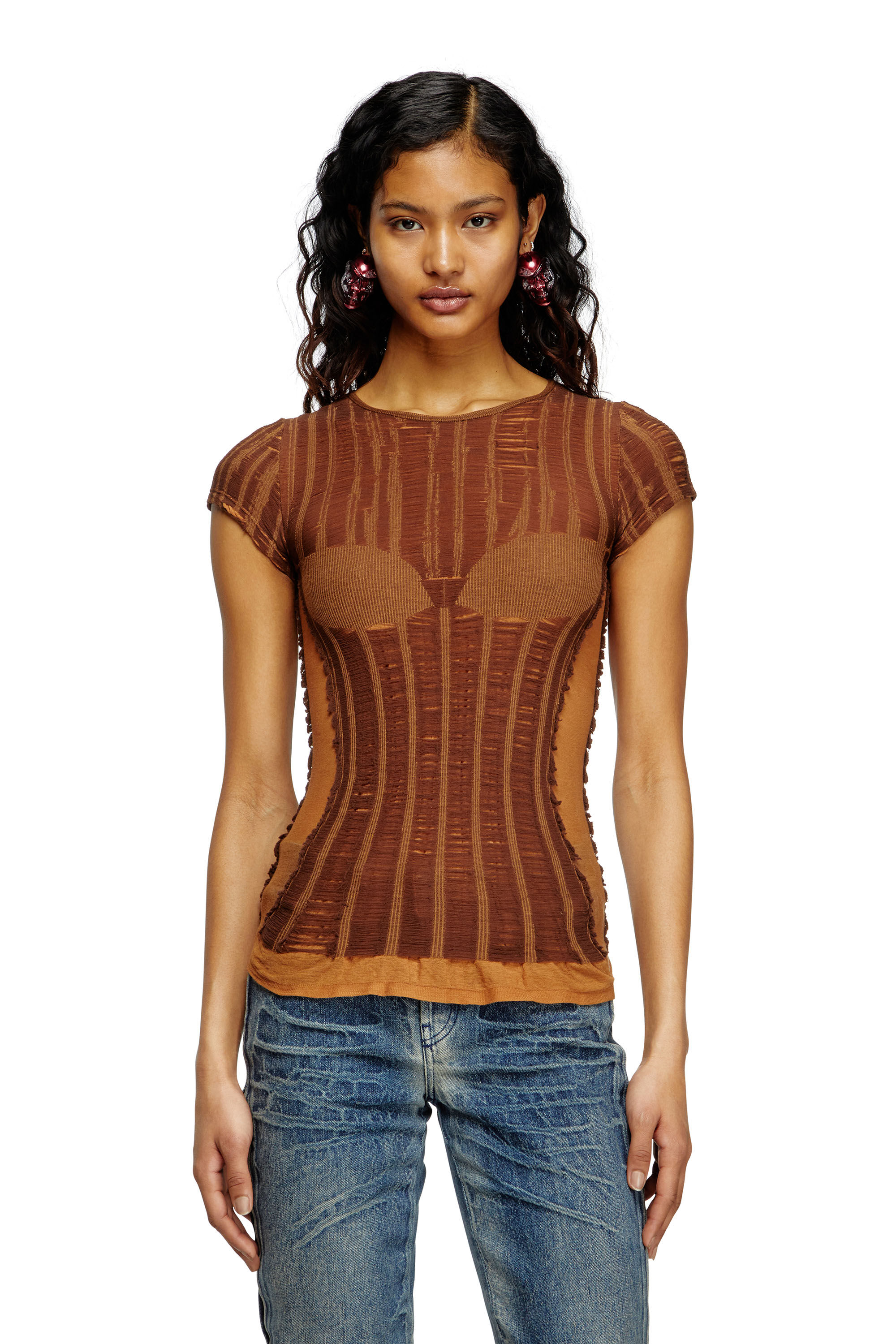 トップス Uhr / Linen Balloon Camisole/ BROWN Linen Balloon Camisole – Uhr Online store