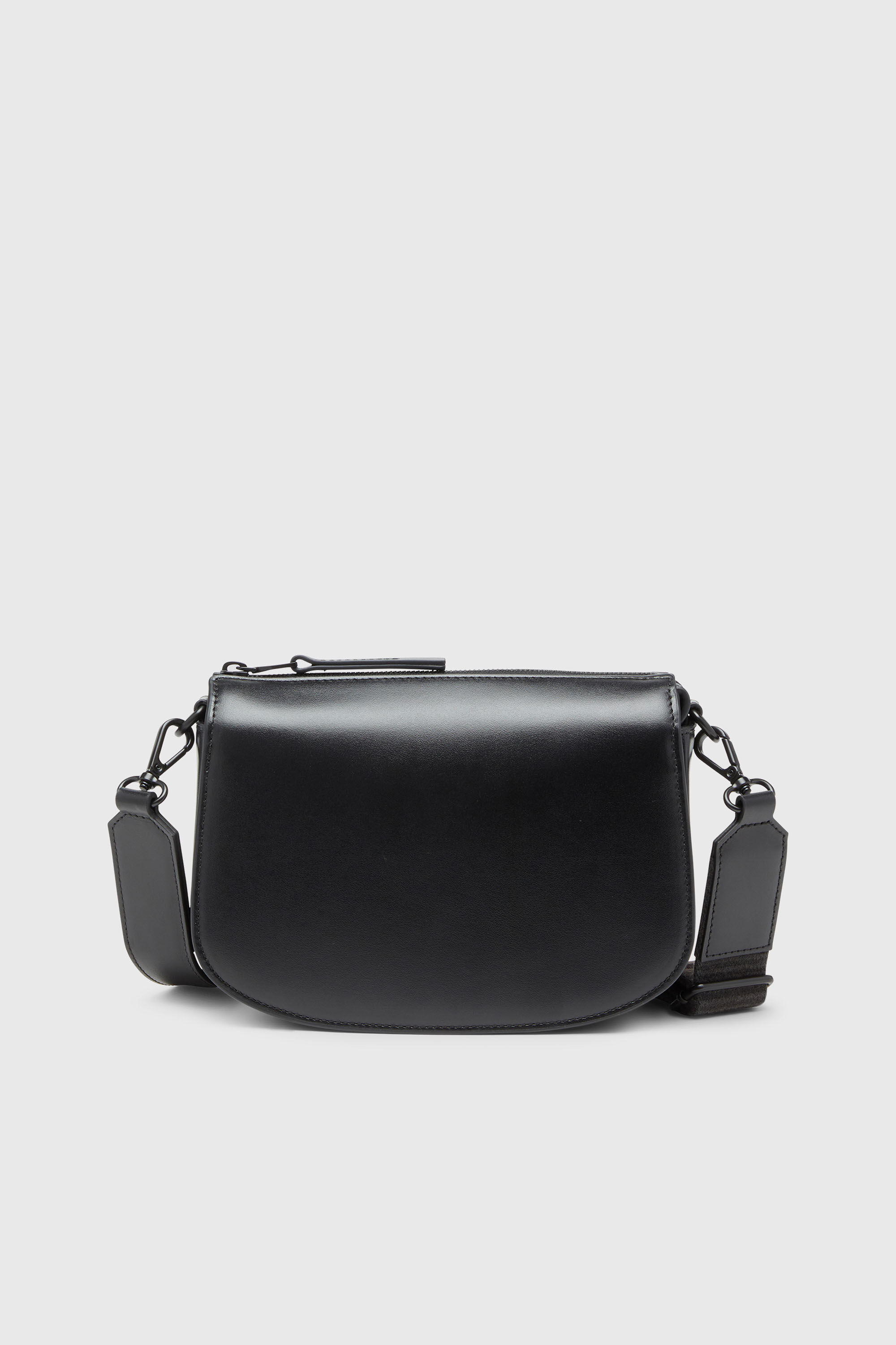Women's 1DR-Camera bag in premium leather | Black | Diesel {{Country}}