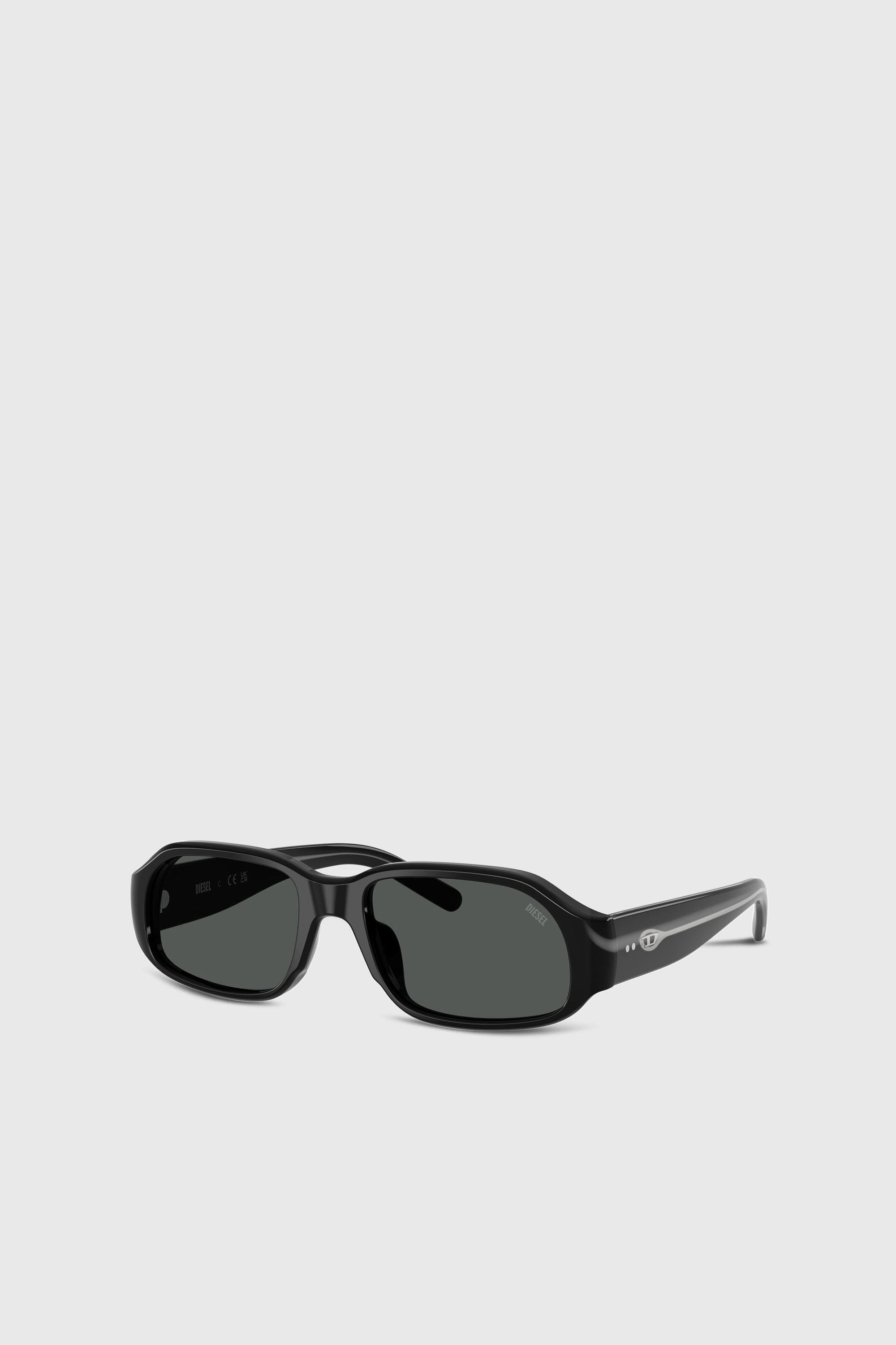 Women's Rectangle sunglasses | Black | Diesel {{Country}}