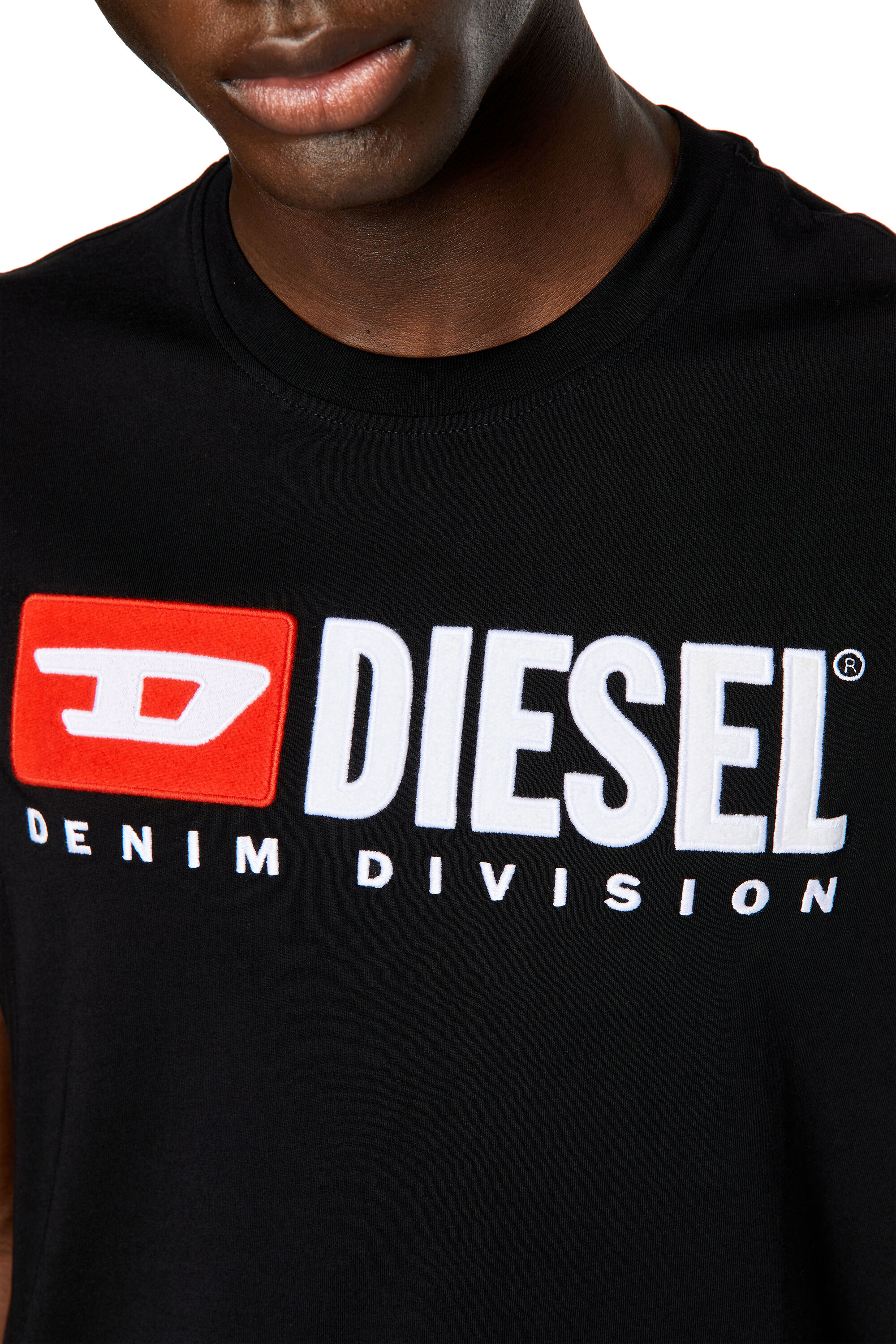 T-DIEGOR-DIV Man: T-shirt with embroidered logo | Diesel