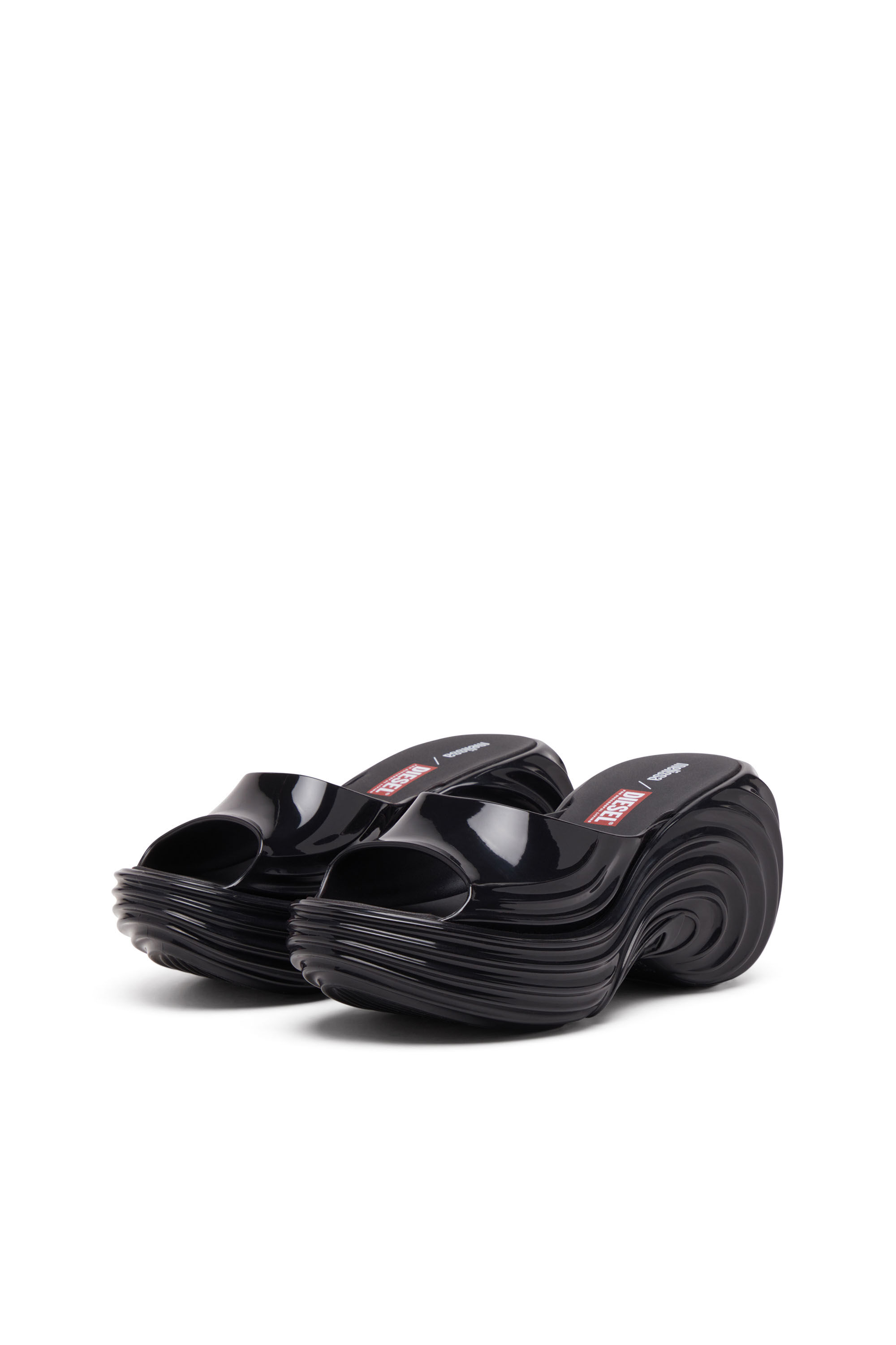 [新品箱付き]Diesel x Melissa Quantum Platform Women's Platform mule in Melflex® | Black | Diesel