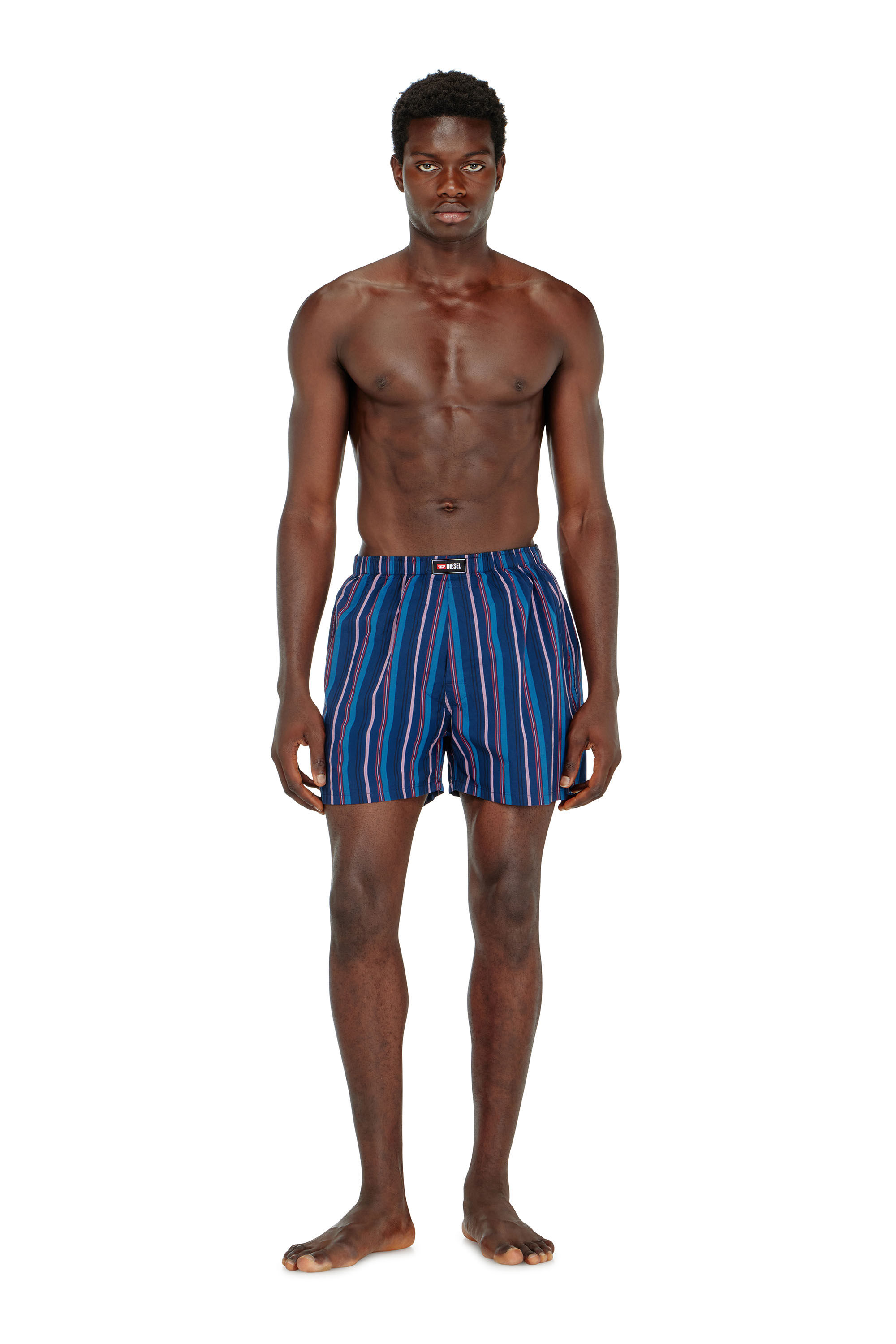 Diesel - RYAN-D-CORE-3PACK, Man's 3-pack cotton boxers solid stripe floral in null - 1