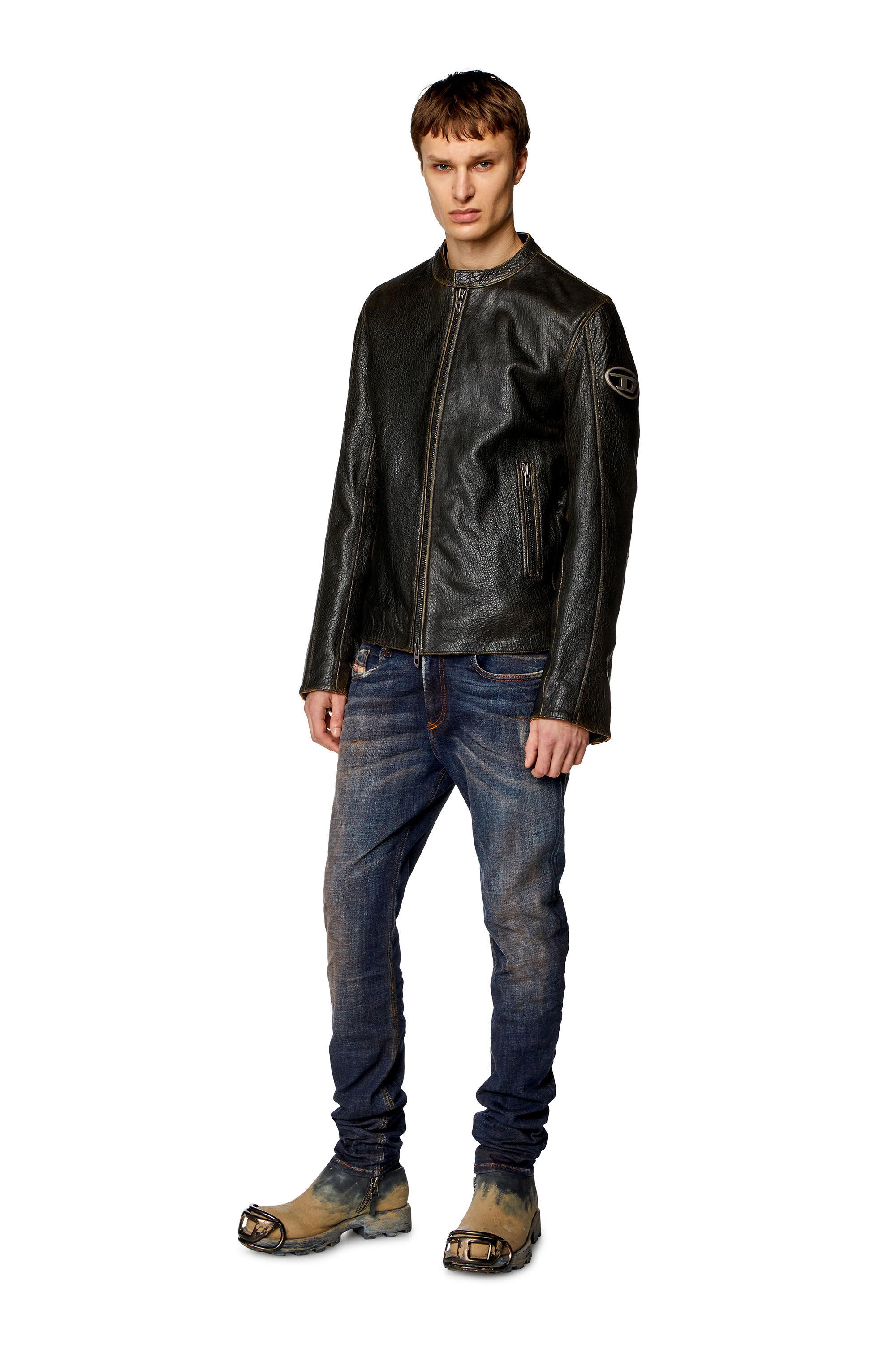 Diesel - Male's Skinny Jeans 1979 Sleenker 09H76, Dark Blue - 1