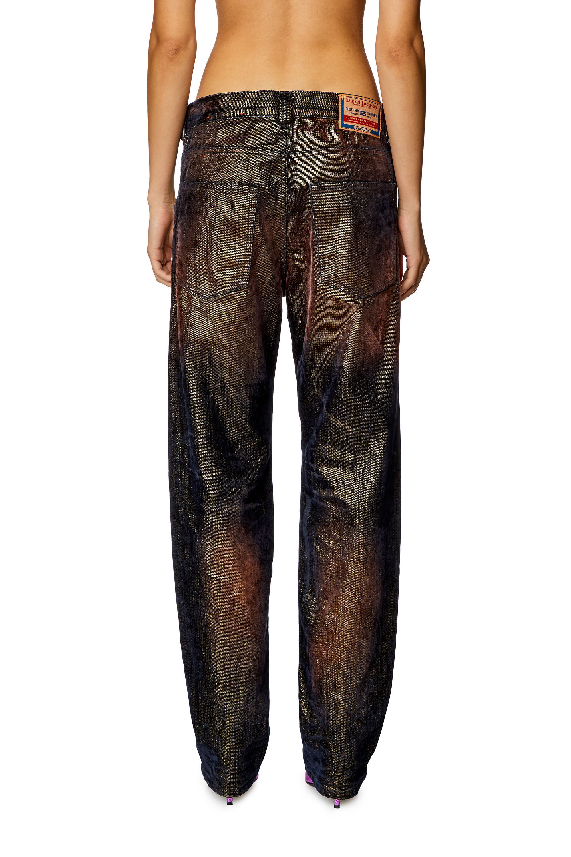 Diesel - Woman's Regular Jeans 1988 D-Ark 09I50, Black/Dark grey - 5