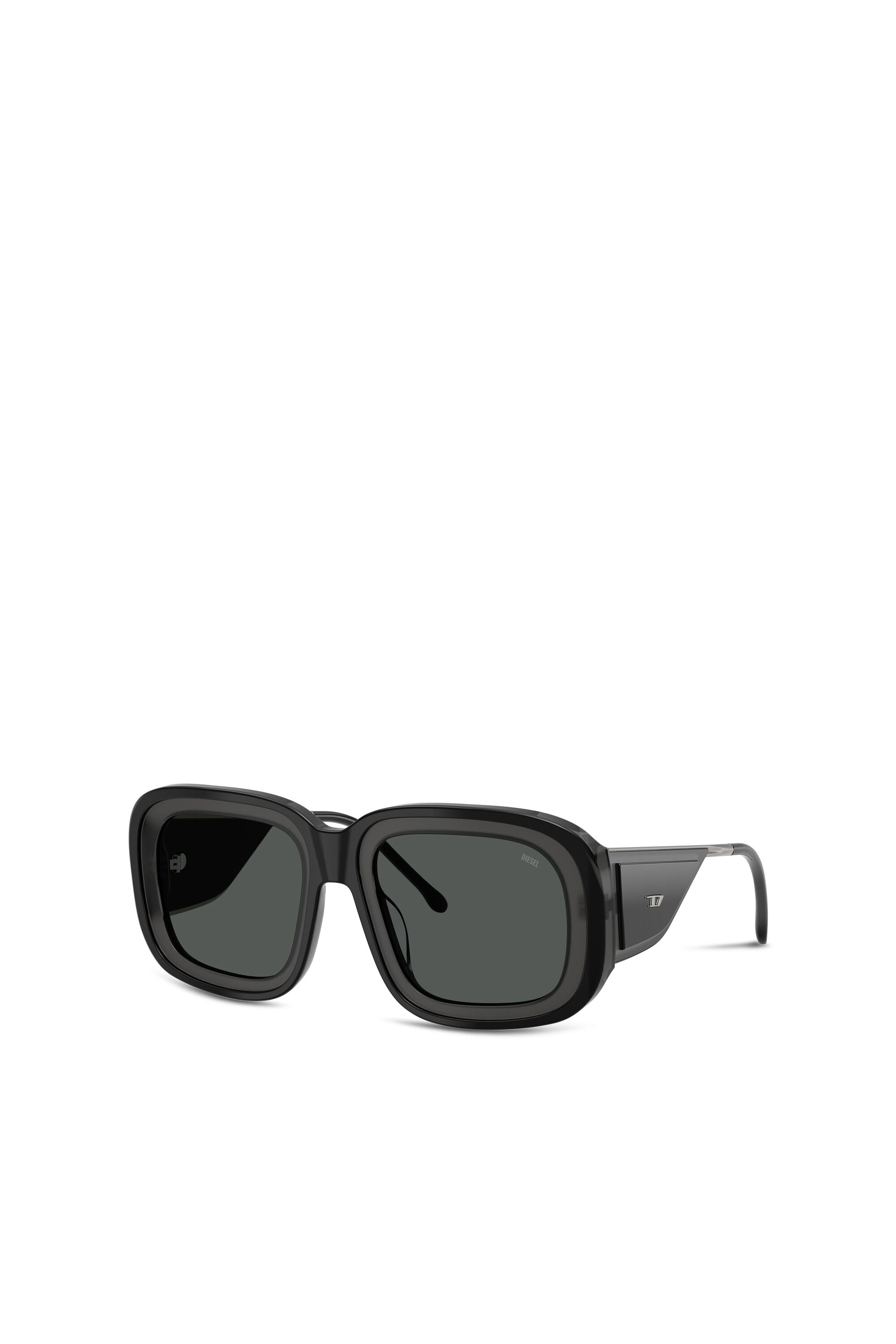 Diesel - 0DL2015U, Lunettes de soleil carr&eacute;es Mixte in Noir - 2