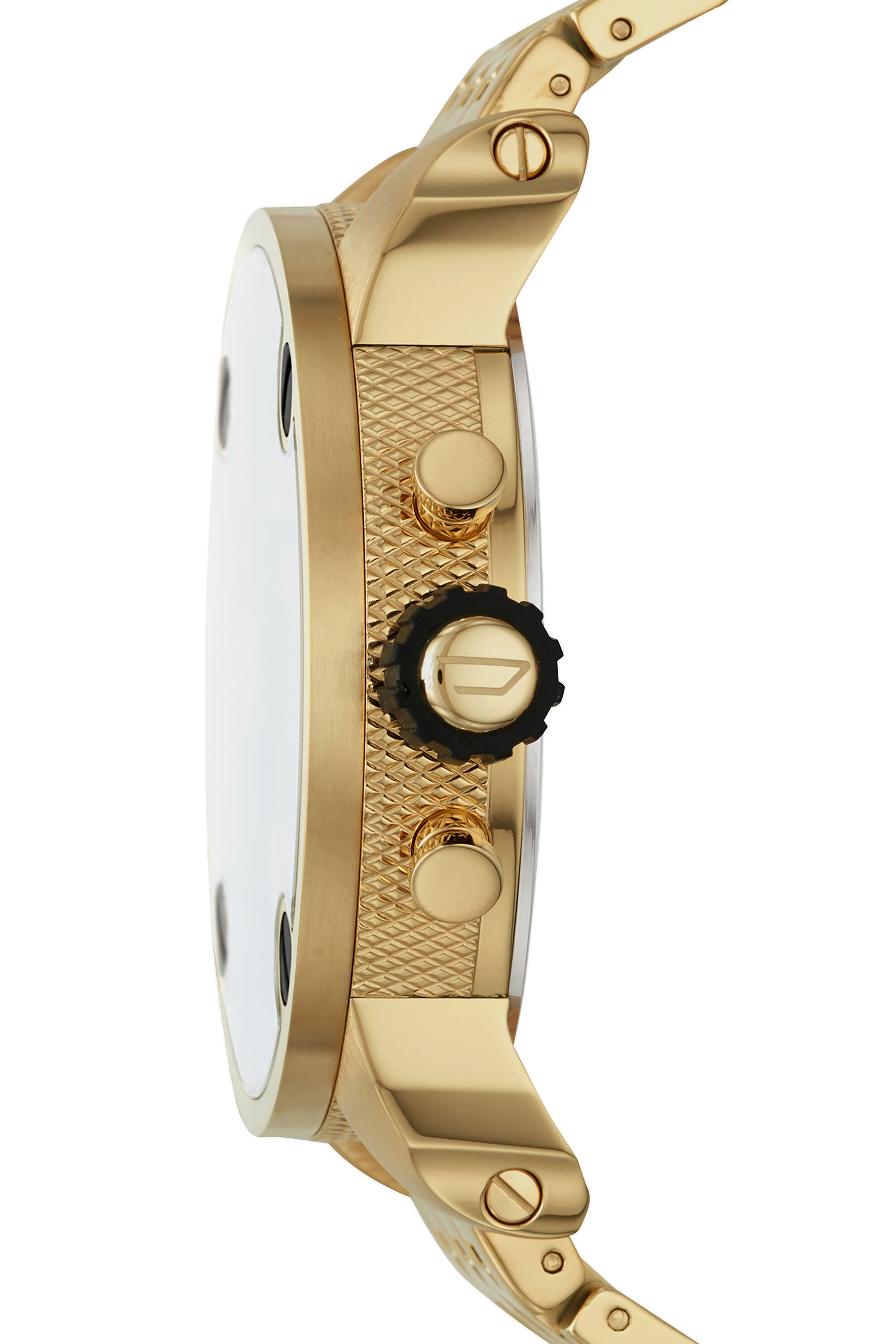 DZ7412 Man: Little Daddy gold-tone watch with black dial | Diesel
