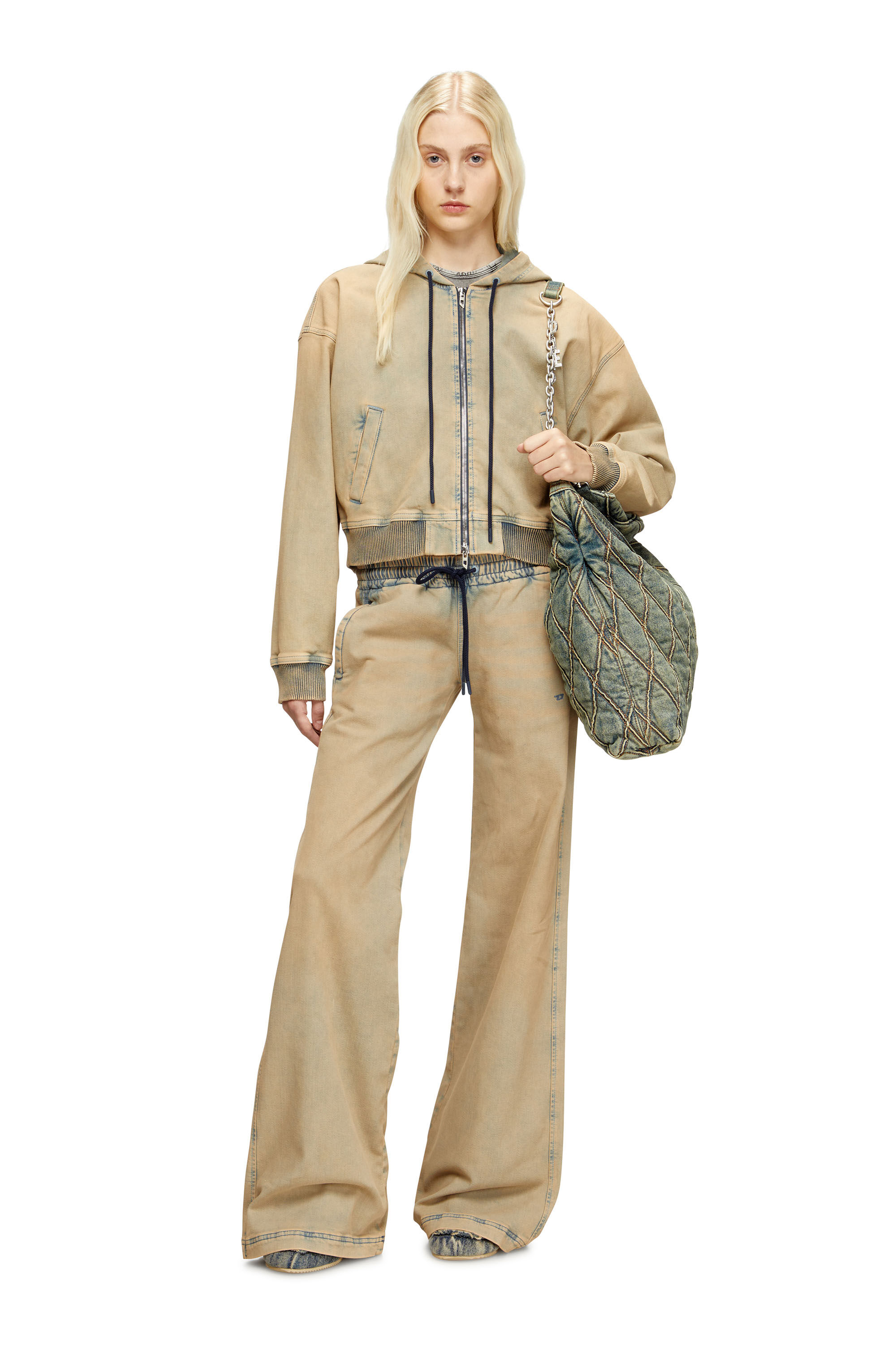 Women's Relaxed Jeans | Blue/Beige | Diesel 2078 D-Ainty Joggjeans®