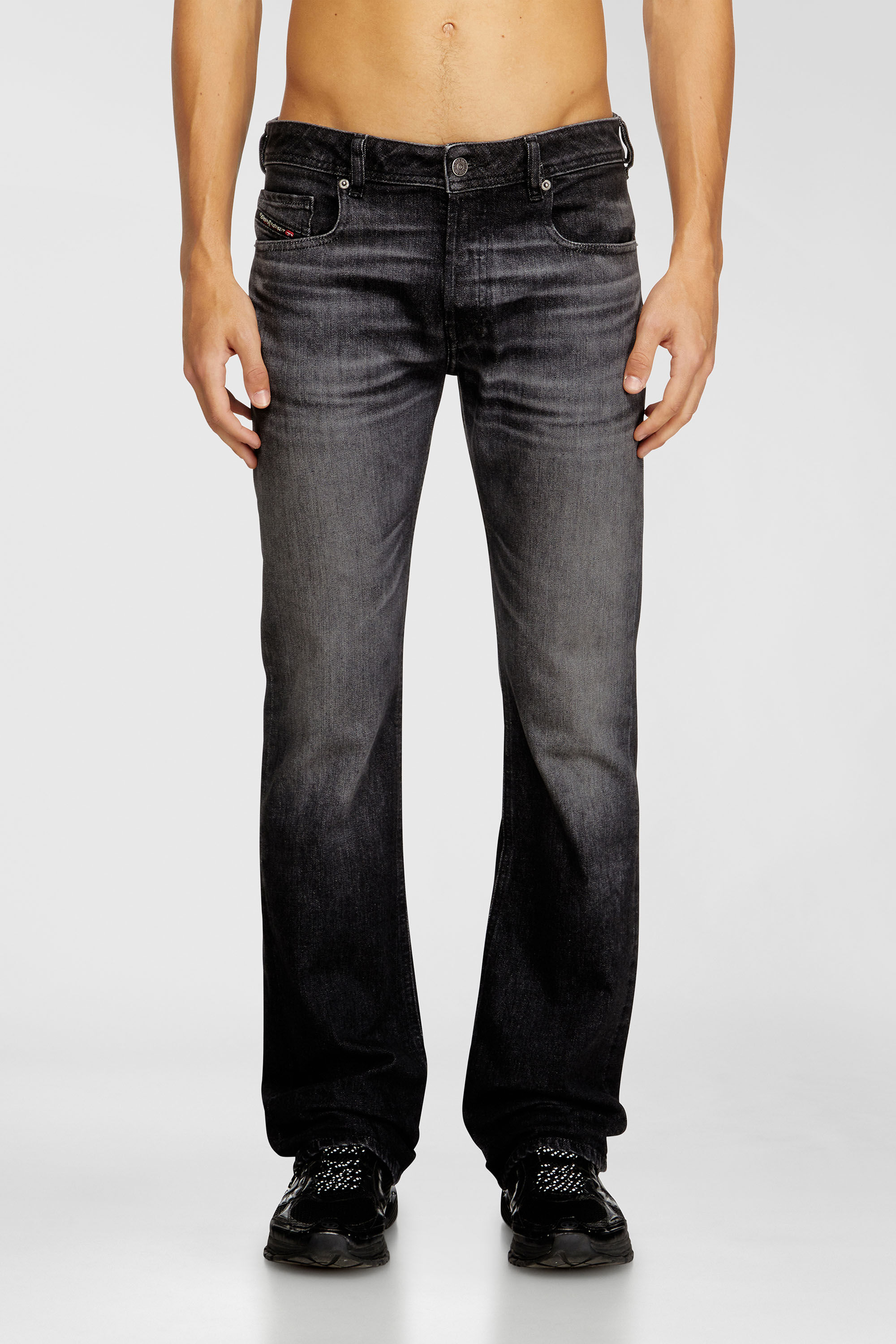 Men's Bootcut Jeans | Low Waist 2007 ZatinyBlack/Dark grey | Diesel US