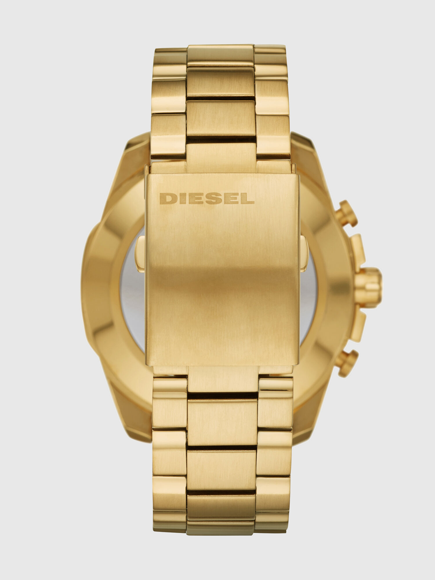 Diesel - DT1013, Male's Mega Chief Hybrid gold-tone hybrid smartwatch, 48 mm in Gold - 3