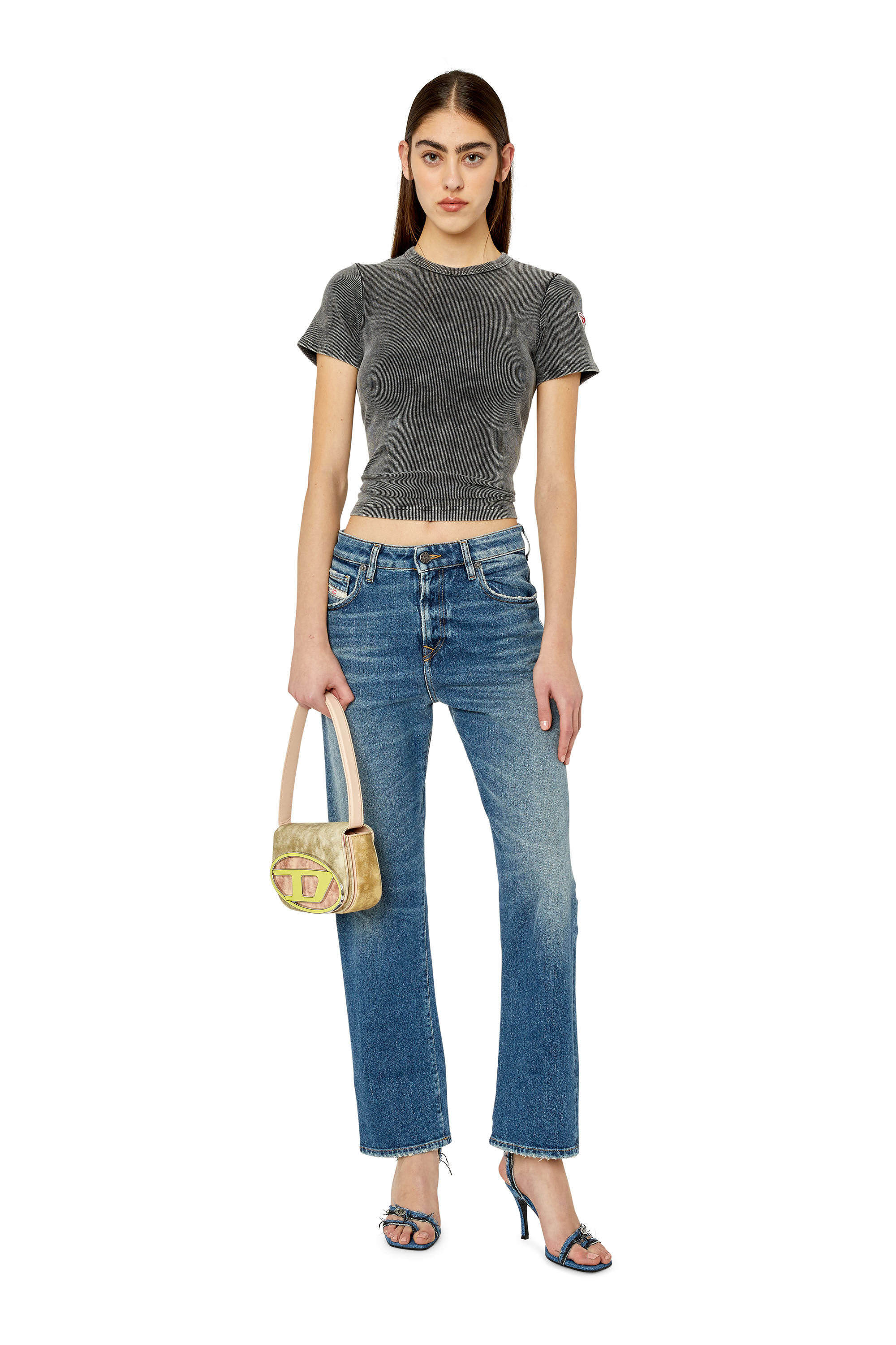 Diesel - Straight Jeans 1999 D-Reggy 007L1 Femme, Bleu moyen - Image 1