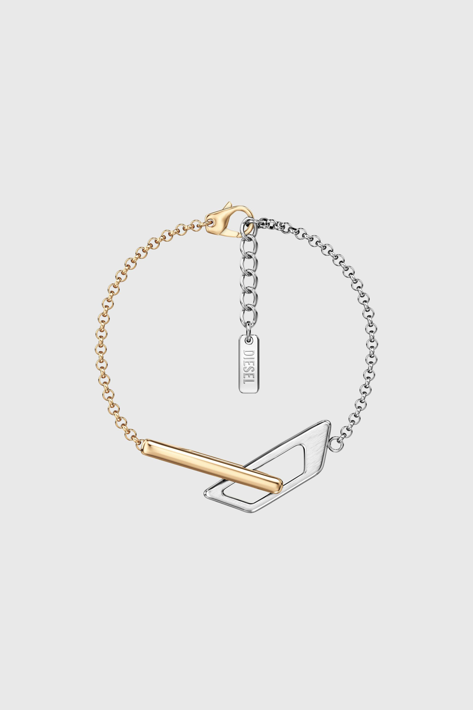 Women's Stainless steel chain bracelet | Silver | Diesel {{Country}}