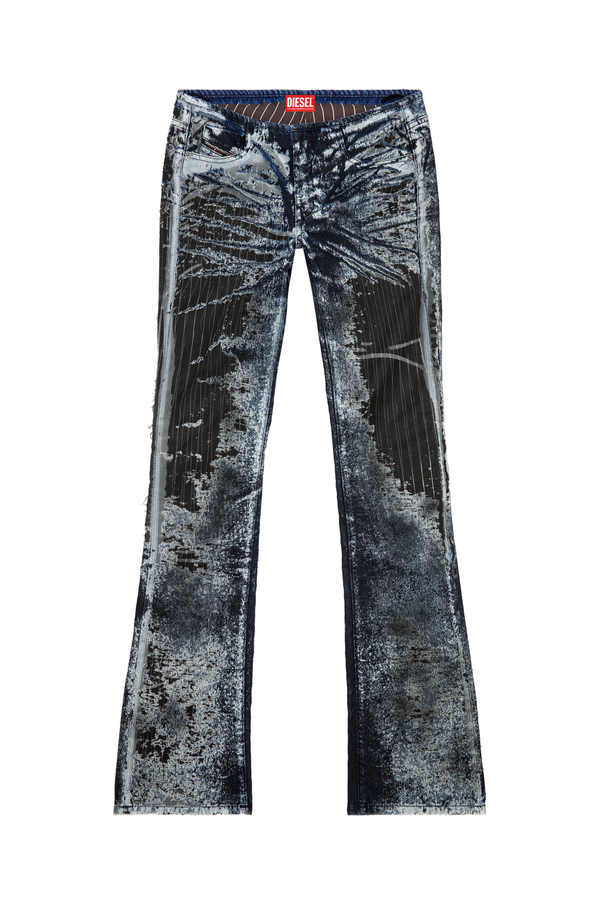 Diesel - Female's Bootcut Jeans D-Shark 068MU, Blue/Black - 2