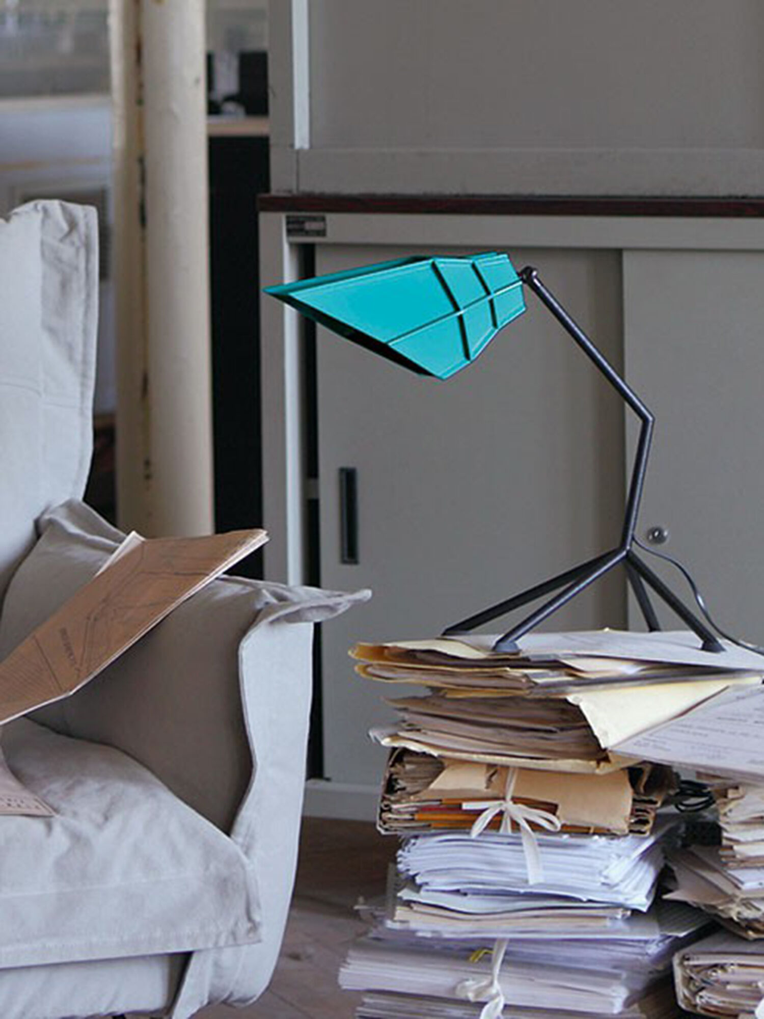 Diesel - PETT TAVOLO, Unisex's Table lighting with pop culture expression in Azure - 3