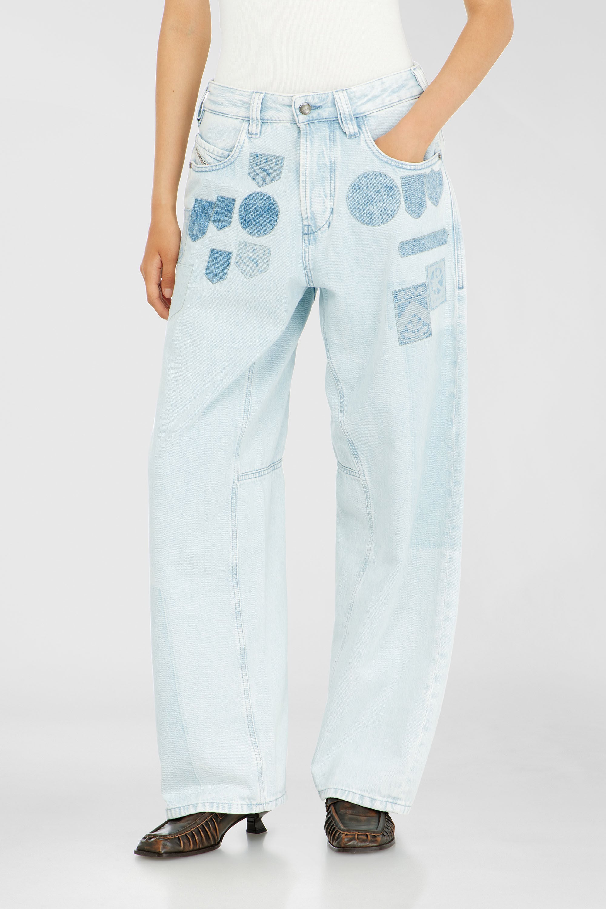 Women's Relaxed Jeans | Regular Waist 1997 D-Enim-M | Light Blue