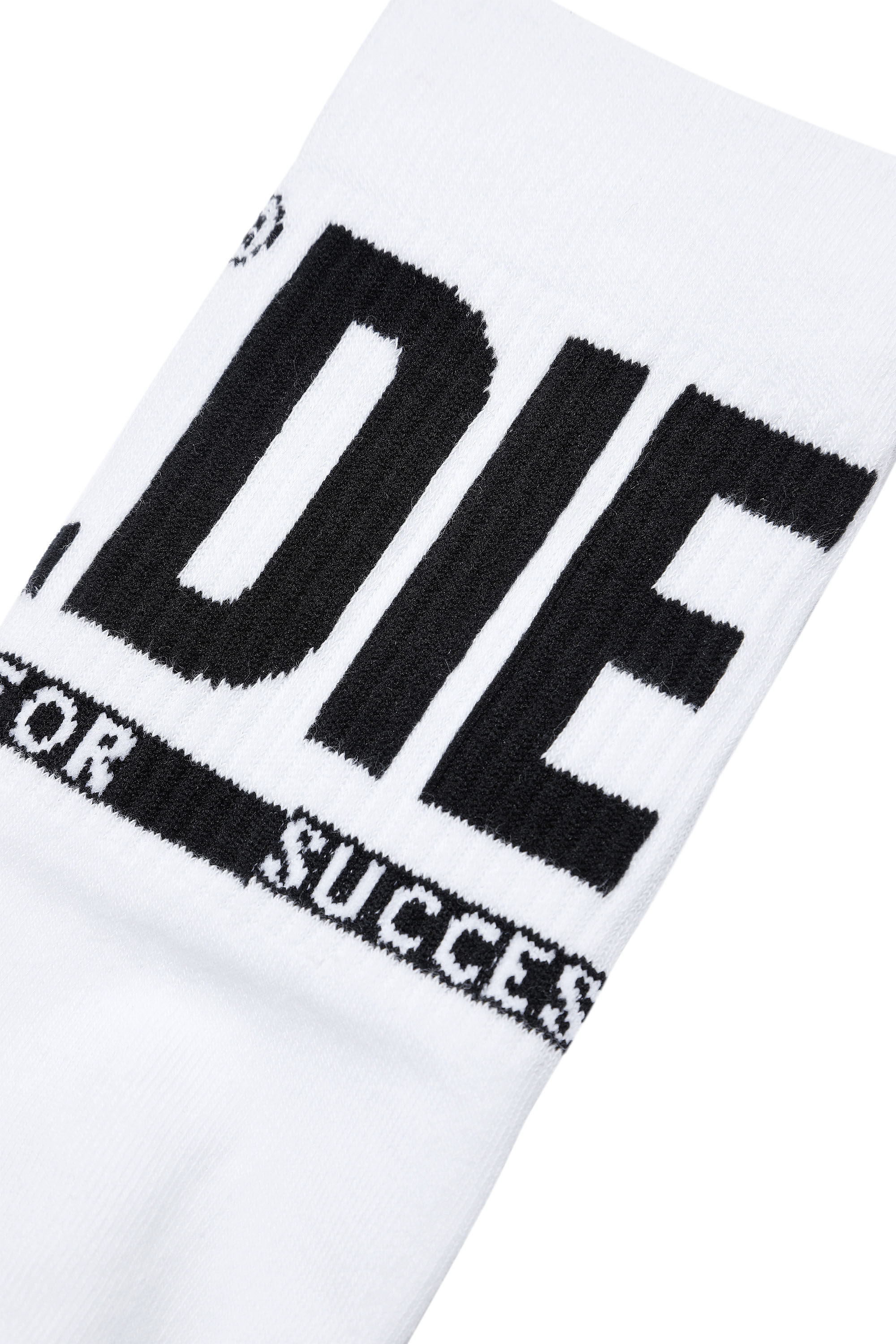 Diesel - SKM-RAY-THREEPACK, Lot de 3 paires de chaussettes avec emblème de Diesel Homme in Blanc - 2