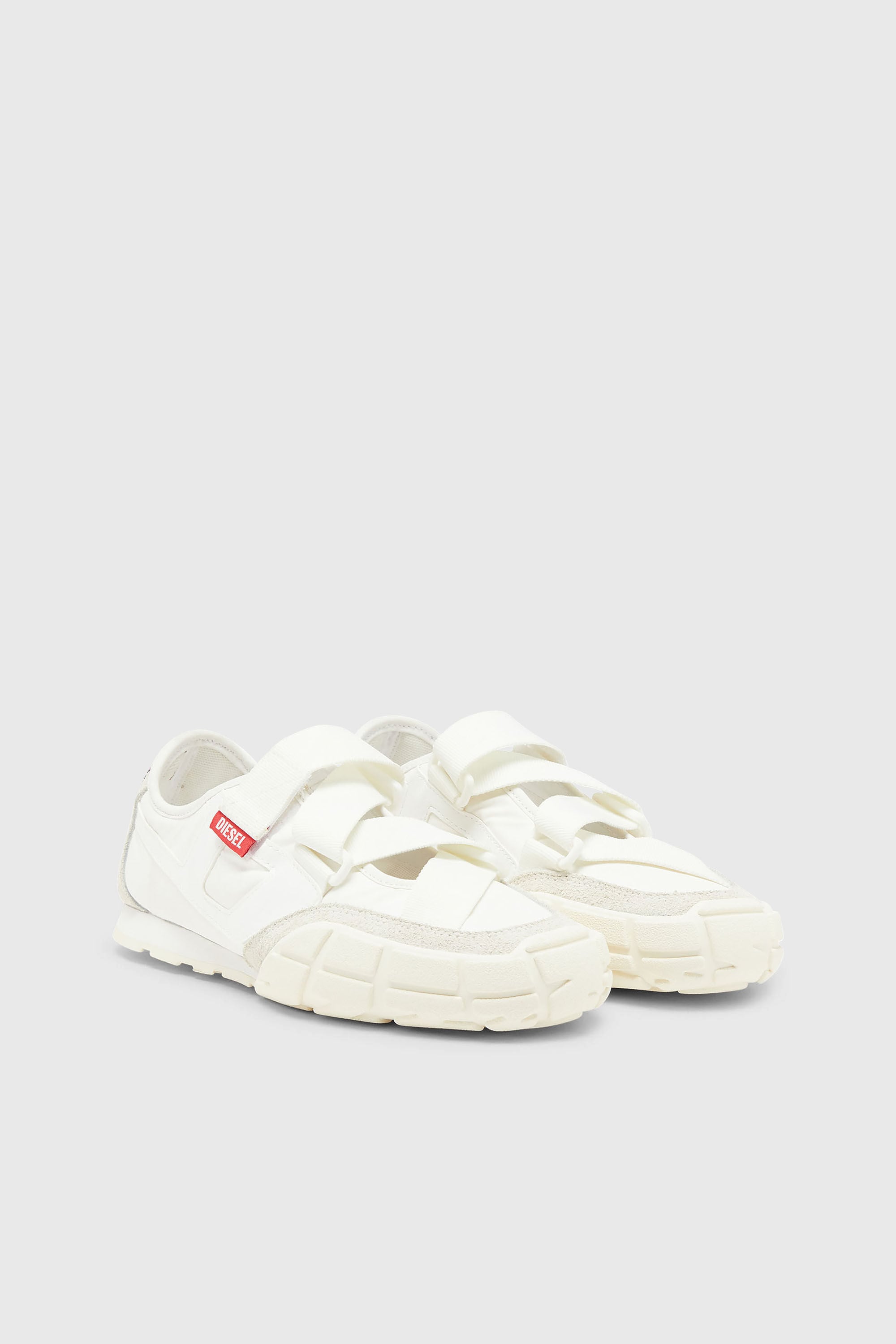 Diesel - S-PAGODHA SLIP-ON W, S-Pagodha-Zapatillas deportivas sin correas en ripstop Mujer in Blanco - 2