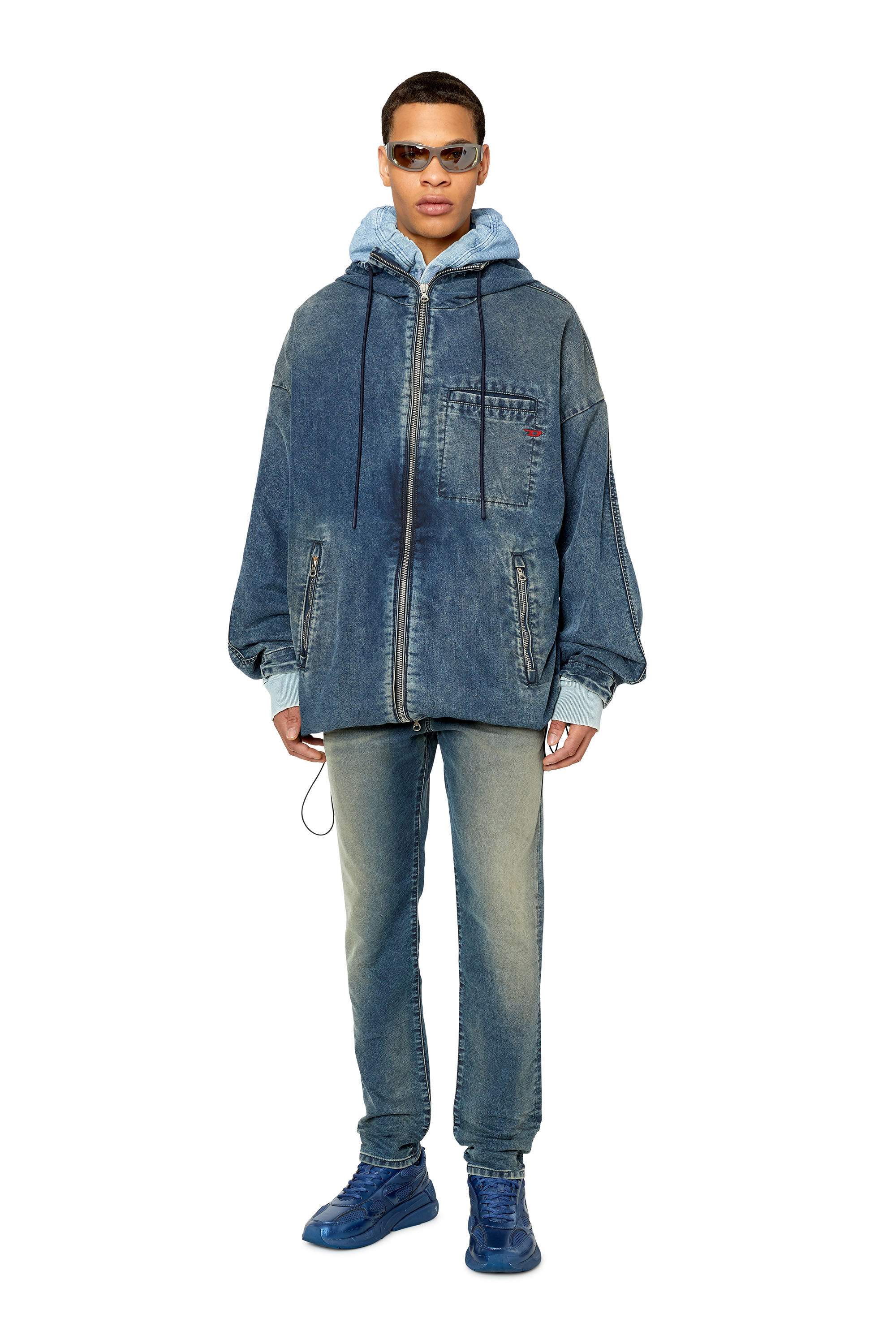 yun12  D-KROOLEY JOGG Man: tapered Dark blue JoggJeans | Diesel ®