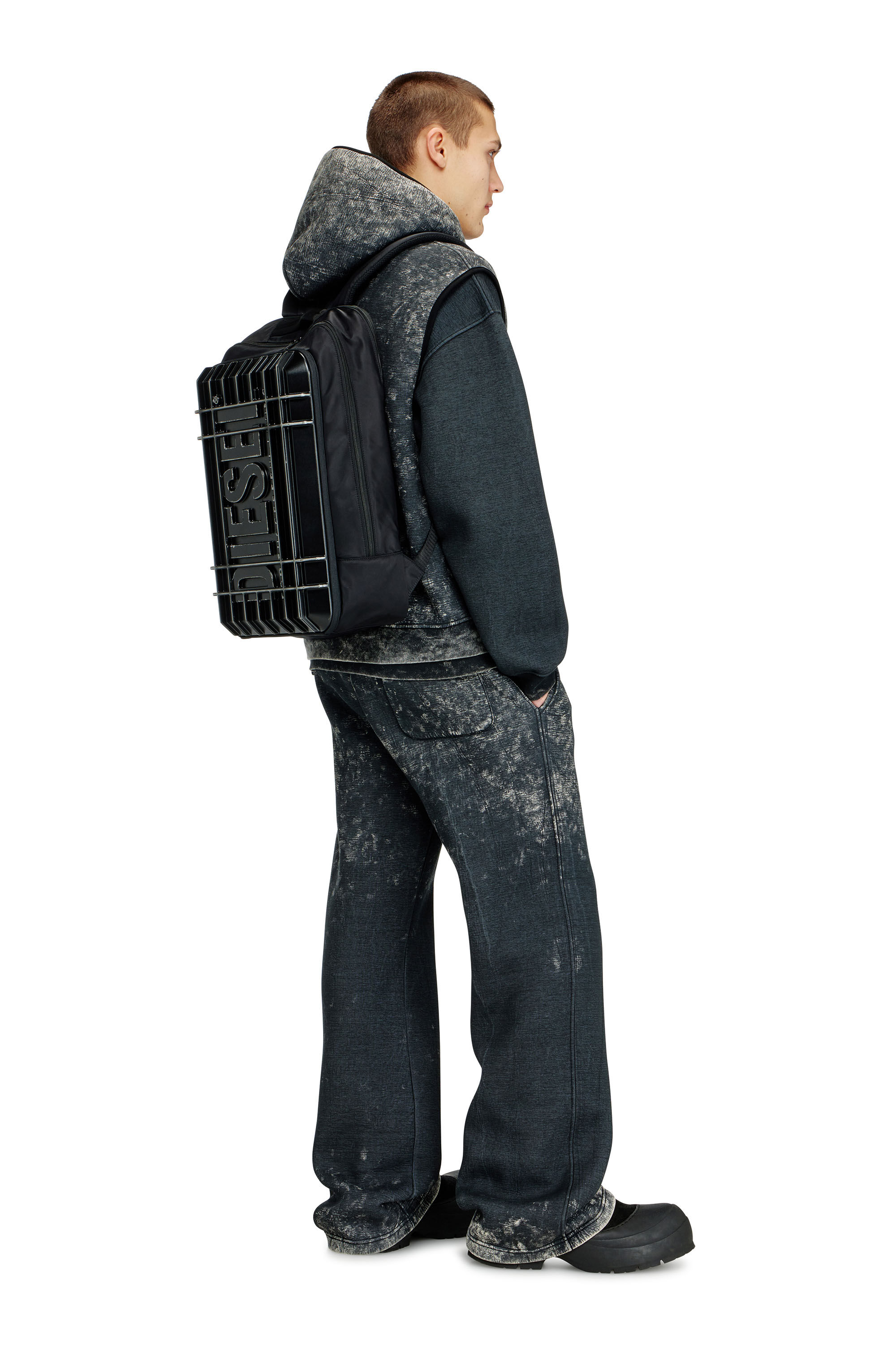 Women's Rugged travel backpack | Black | Diesel {{Country}}