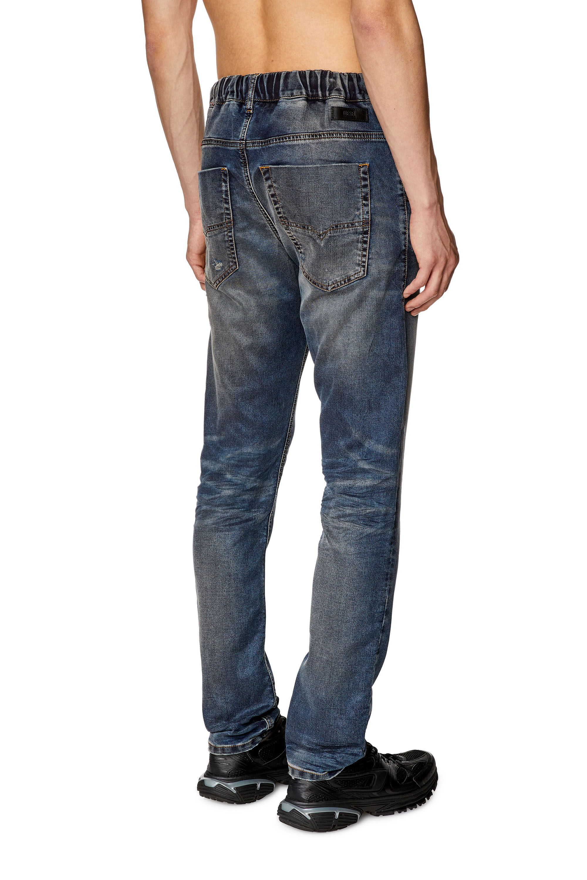 Diesel - Male's Regular 2030 D-Krooley Joggjeans® E9H98, Dark Blue - 4