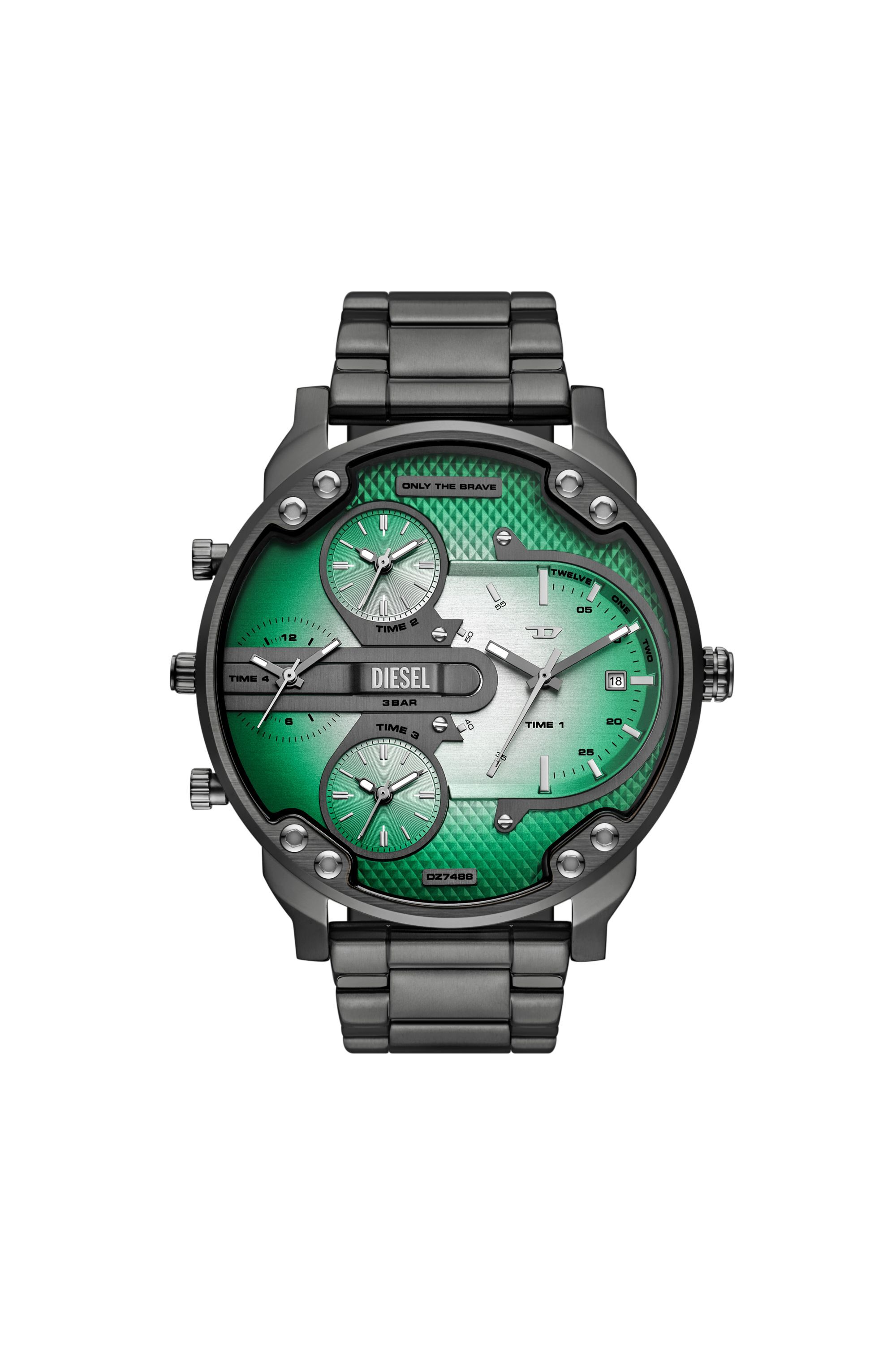 Men's Mr. Daddy Slim Multi-Movement Stainless Steel Watch | Grey