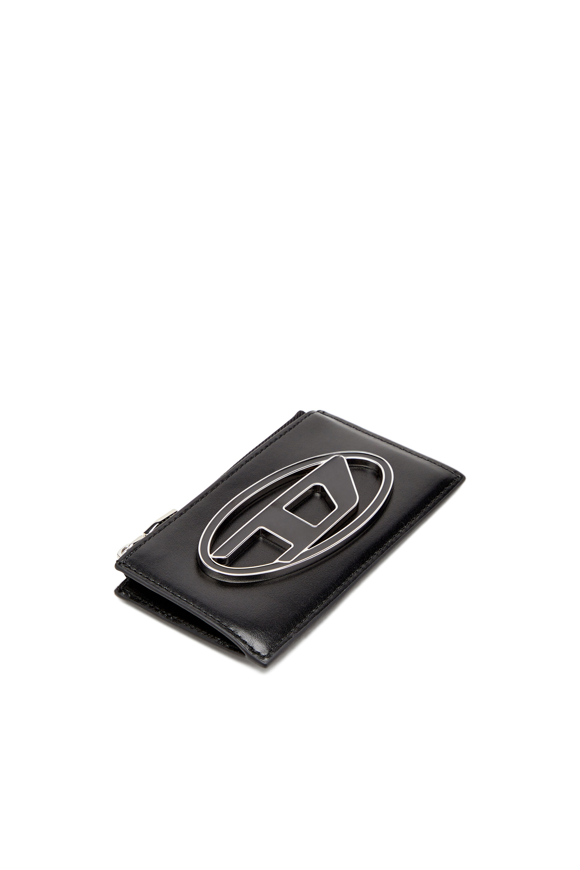 Women's Flat card holder in nappa leather | Black | Diesel