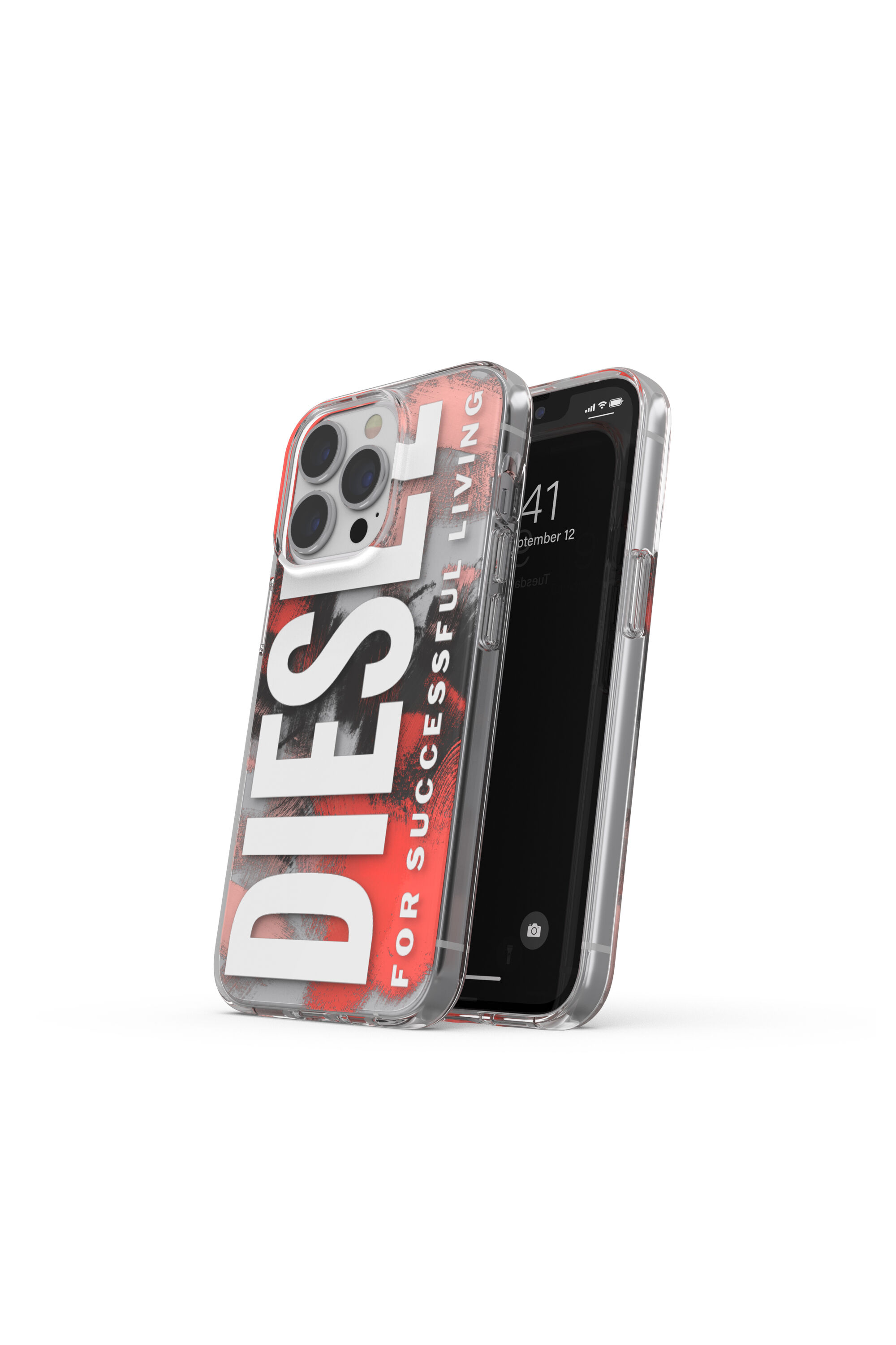 Diesel - 47207 STANDARDASE, Coque en TPU ultra-léger for iPhone 13/13Pro Mixte in Polychrome - 3