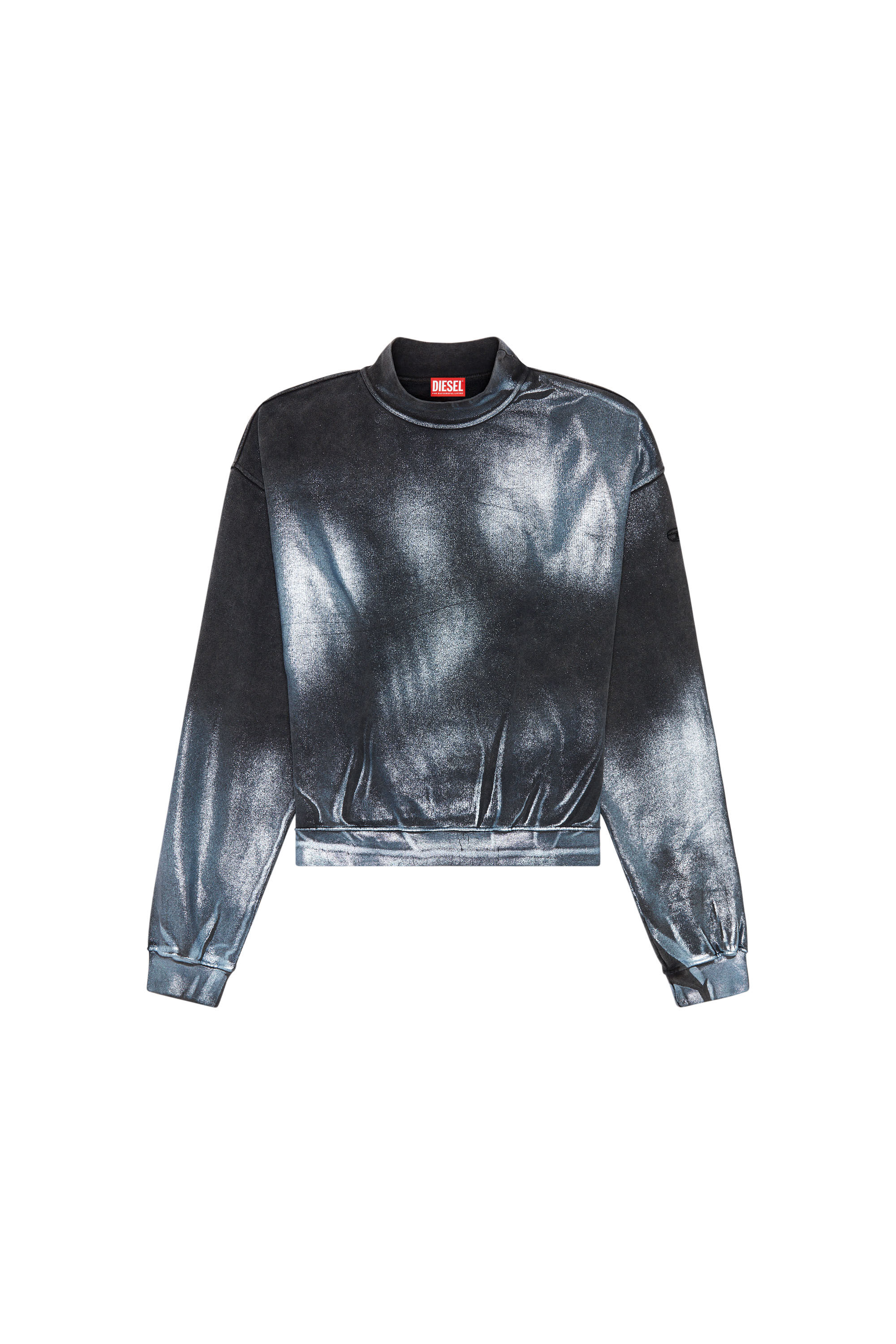 Men's Faded metallic sweatshirt | Multicolor | Diesel