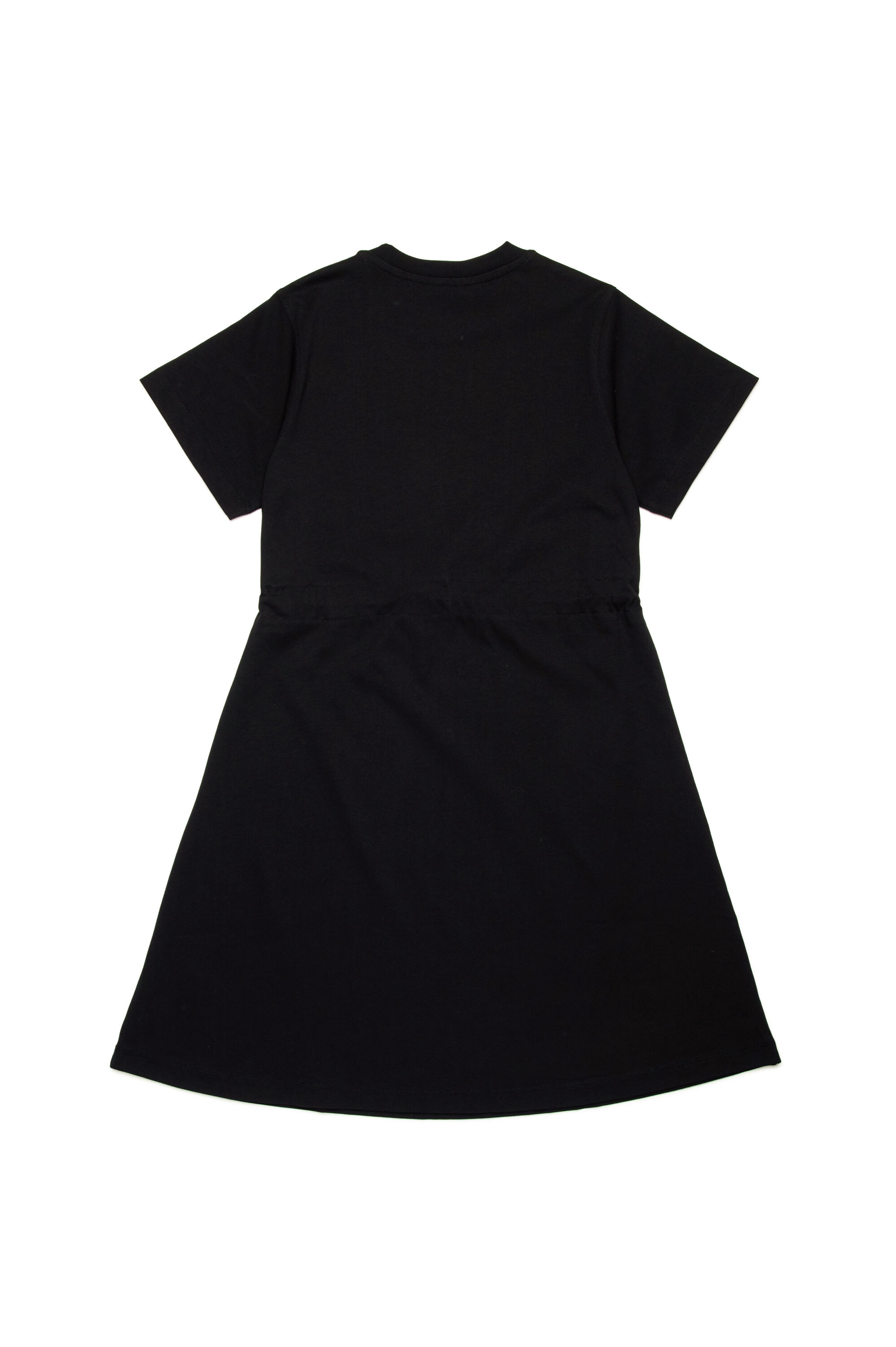 Diesel - DCUORE, Female's Drawstring dress with heart logo in Black - 2