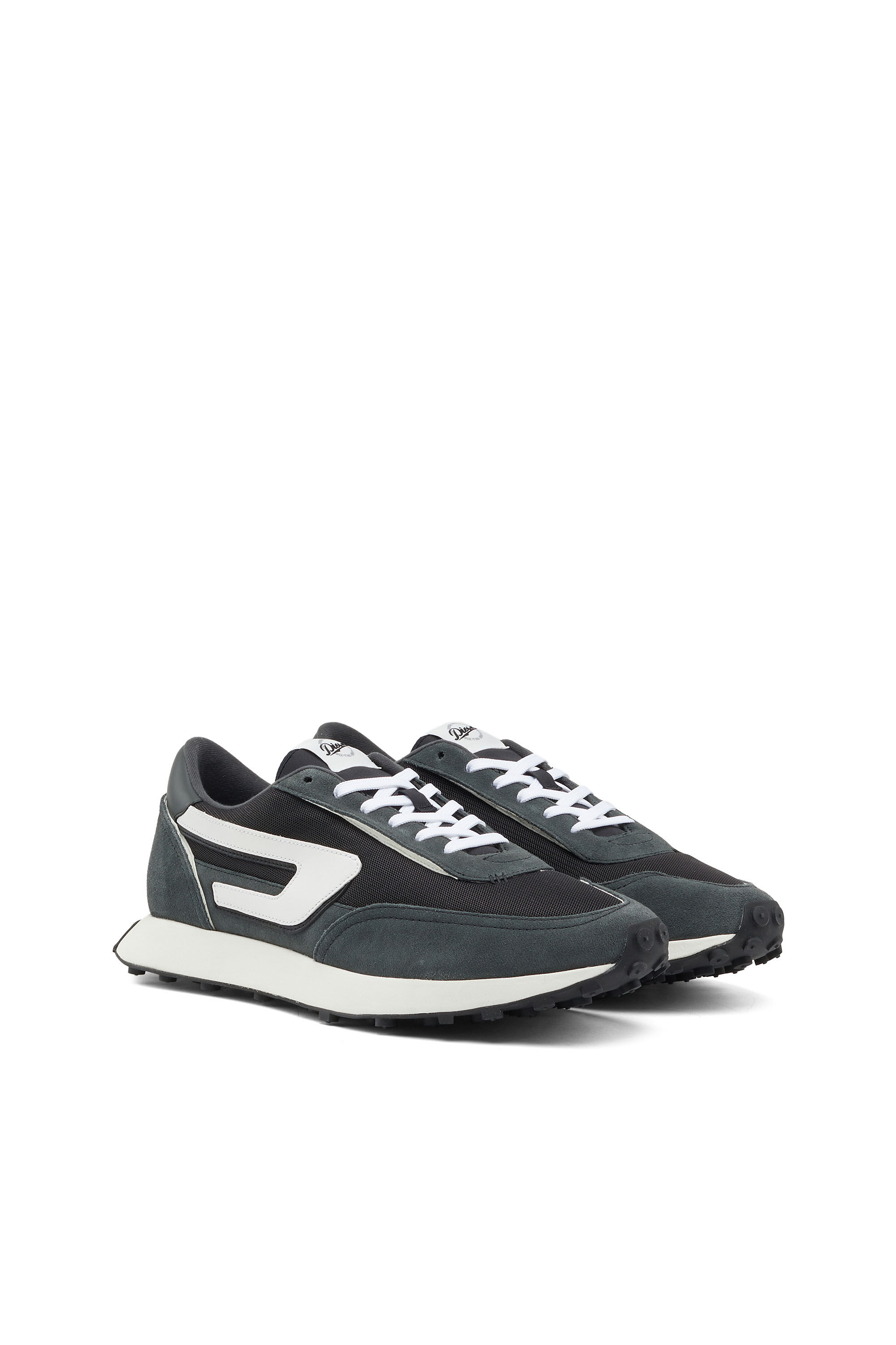 Diesel - S-RACER LC, Male's S-Racer Lc - Mesh sneakers with D logo in Dark Blue - 2