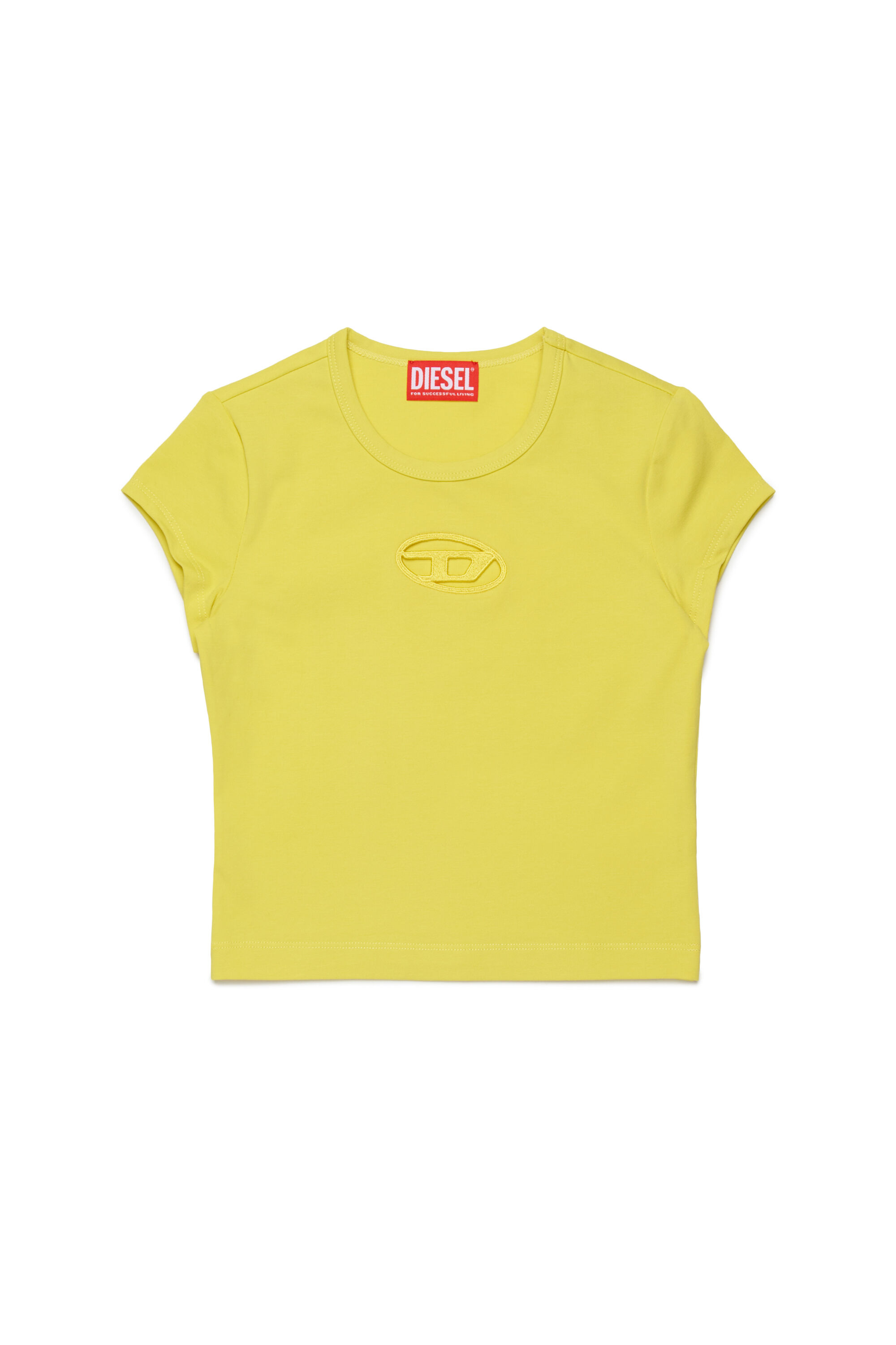  girl Tシャツ イエロー Girls' Little Miss Sunshine Oversized Front and Back Short Sleeve