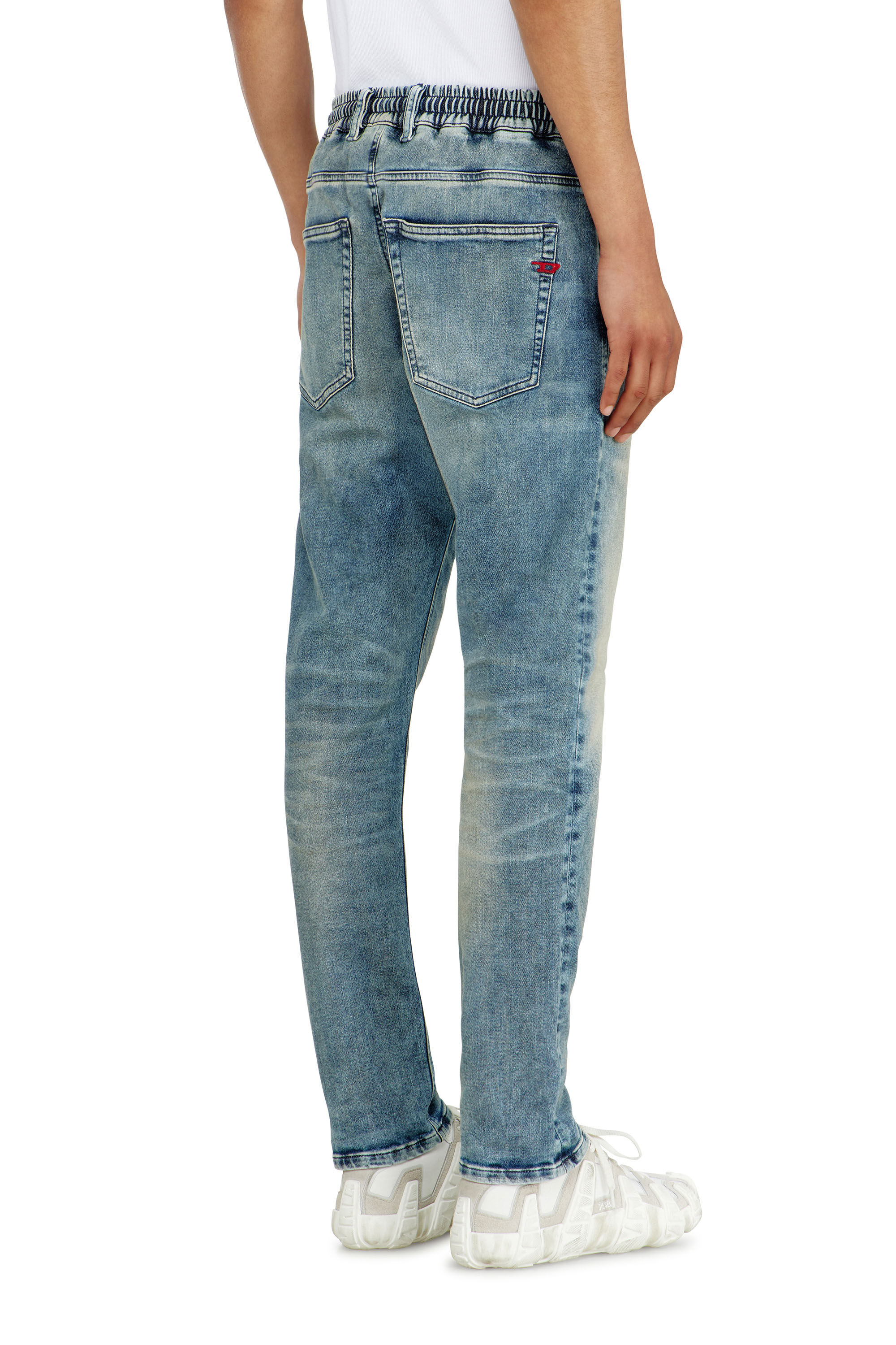 Men's Regular Jeans | Light Blue | Diesel 2032 D-Krooley Joggjeans®