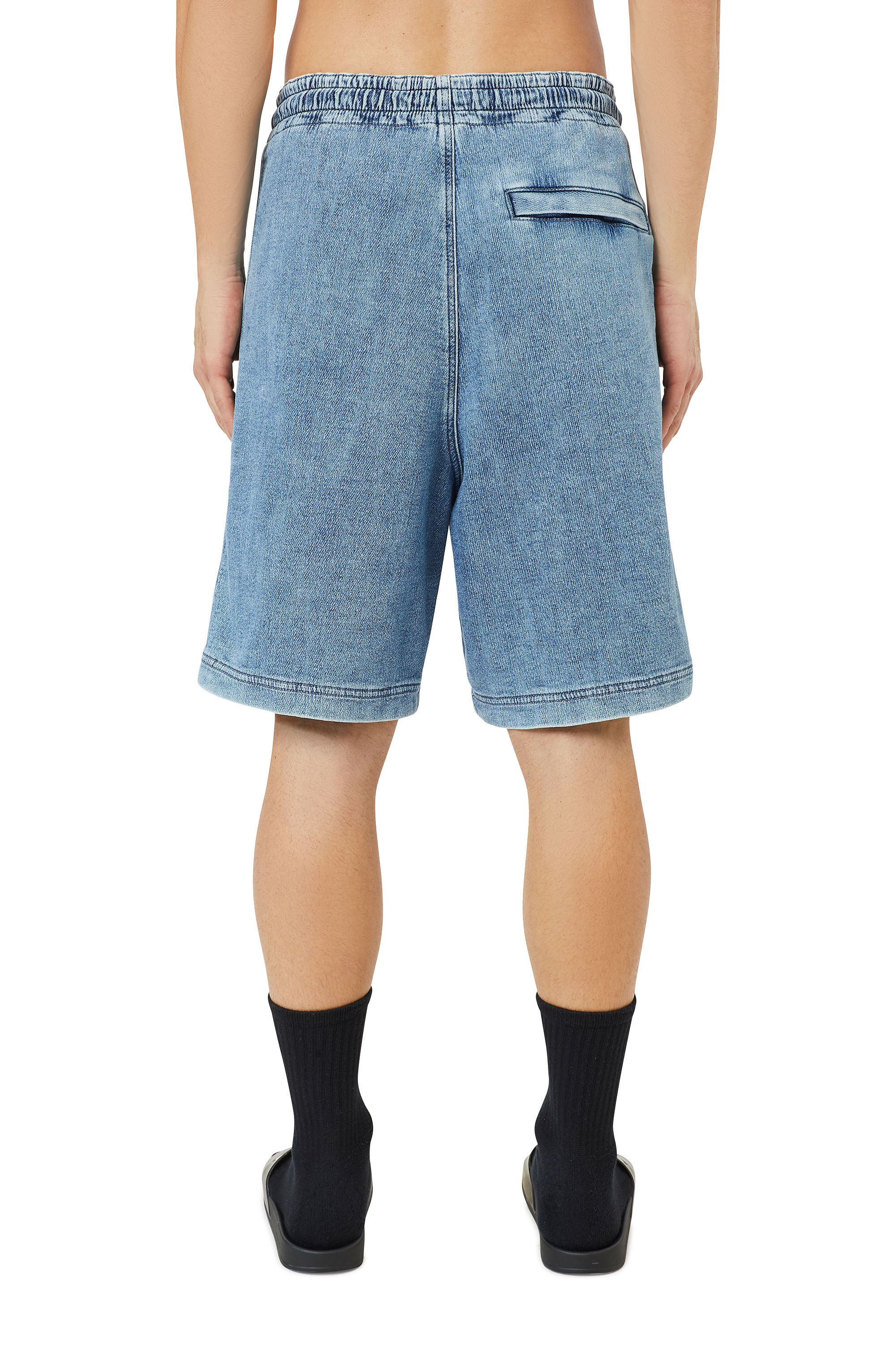 diesel D-BOXY TRACKDENIM SHORTS ショーツ D-BOXY TRACK DENIM Man: Shorts in Track Denim | Diesel Library