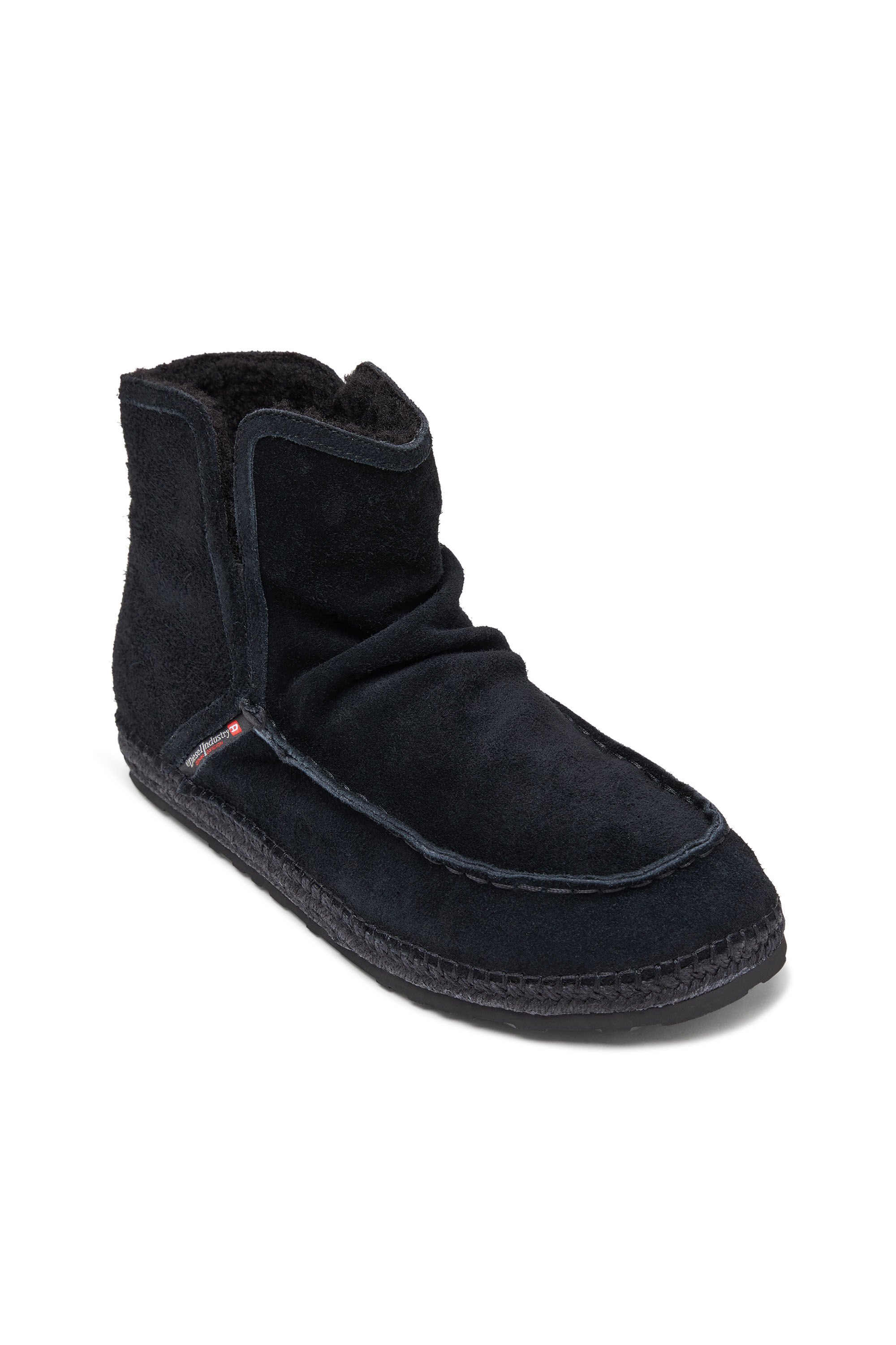 Diesel - D-LUKAS AKB, Male's D-Lukas - Leather ankle boots with internal lining in Black - 6