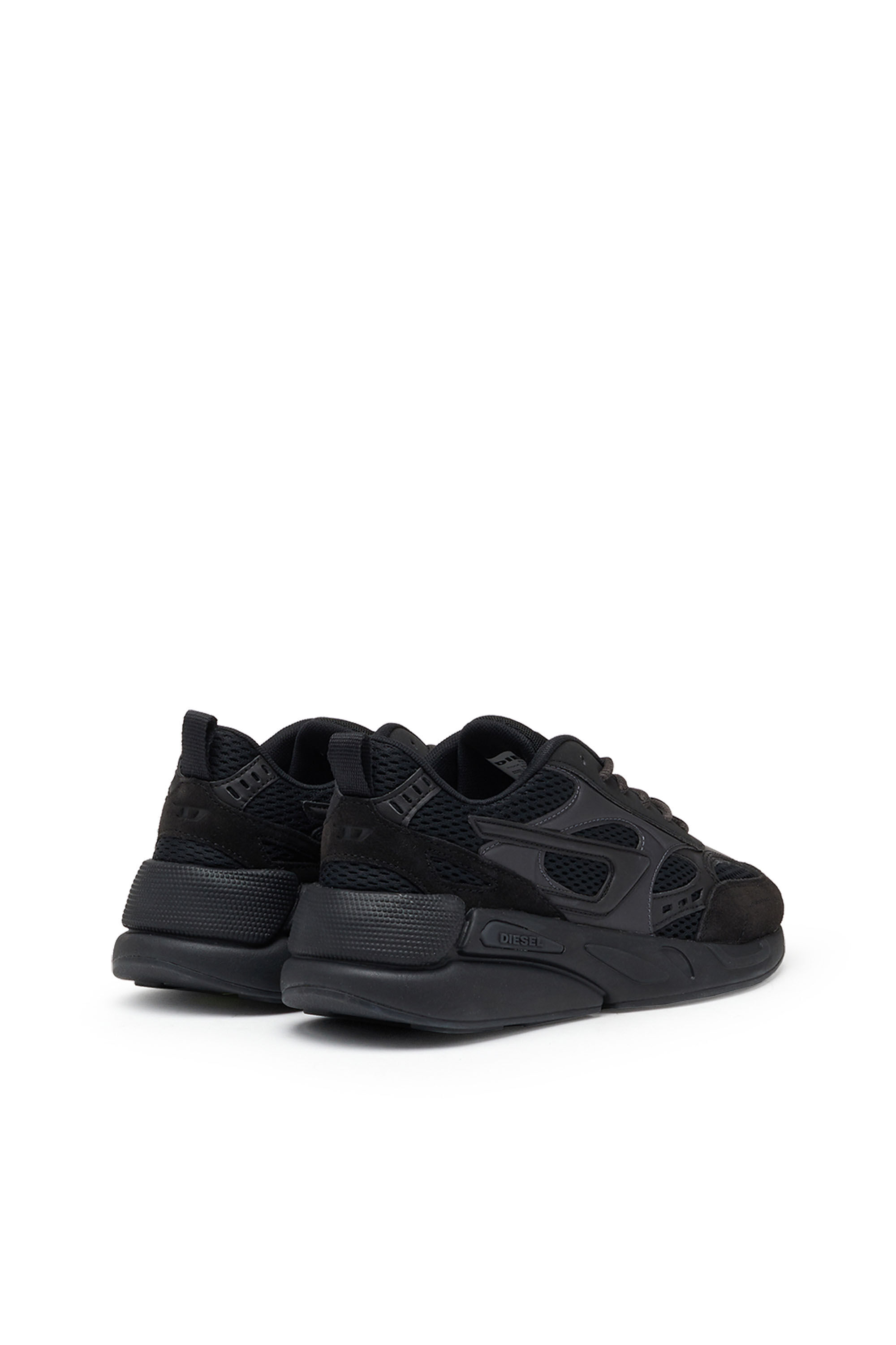 Diesel - S-SERENDIPITY SPORT W, Female's S-Serendipity-Sneakers in mesh and suede in Black - 3
