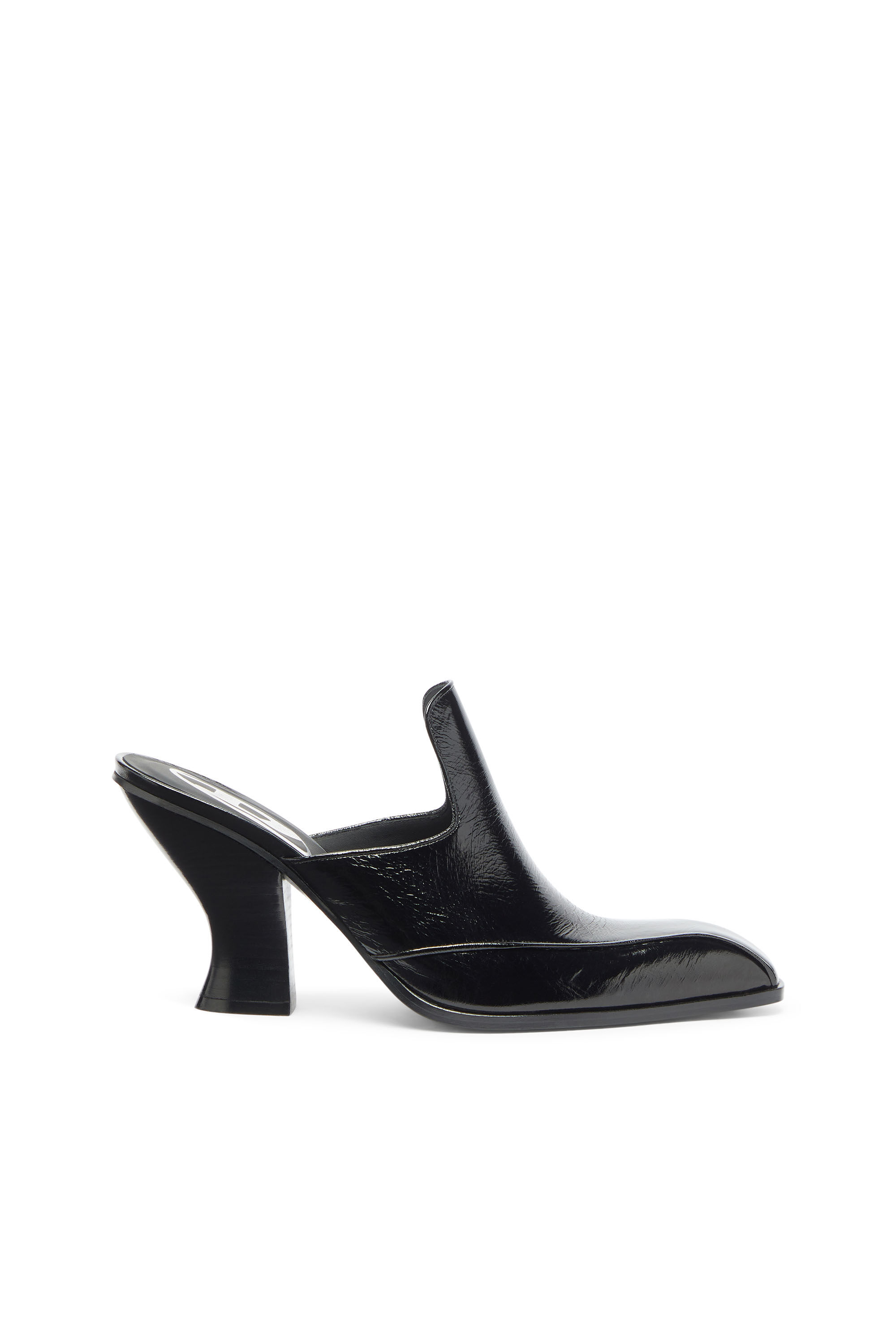 Diesel - D-LUFFY-75-MULE, D-Luffy - Mules style occidental en cuir verni Femme in Noir - 1
