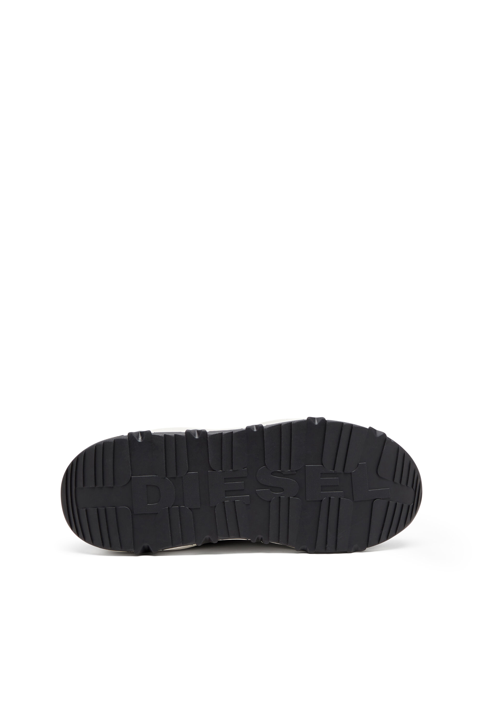 Diesel - S-SAVANNAH W, Woman's S-Savannah-Platform sneakers in suede and mesh in Black - 5