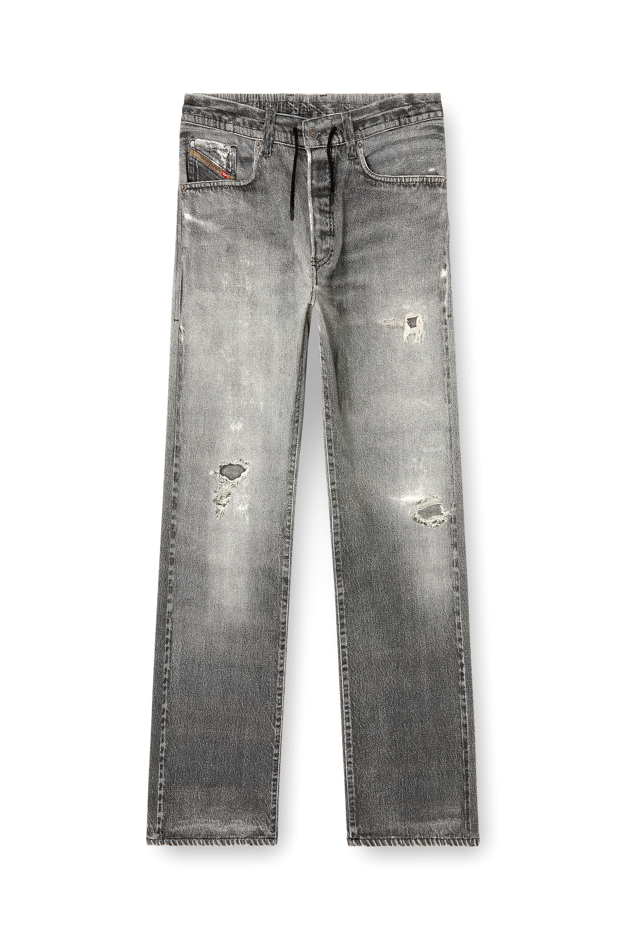 Men's Relaxed Jeans | Grey | Diesel 2080 D-Reel Joggjeans®