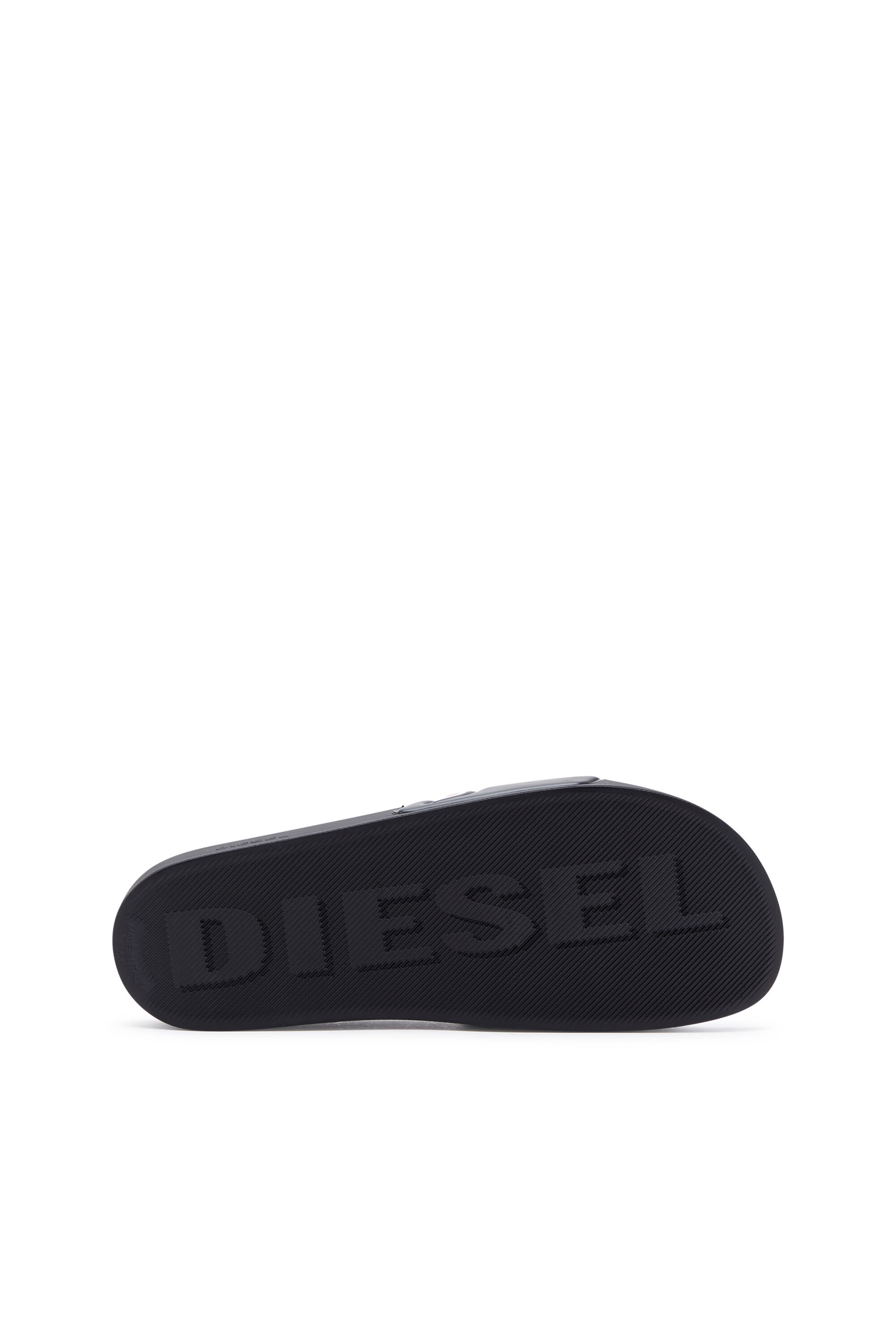 Diesel - SA-MAYEMI D, Sa-Mayemi-Claquettes de piscine avec logo D intégré Homme in Noir - 5