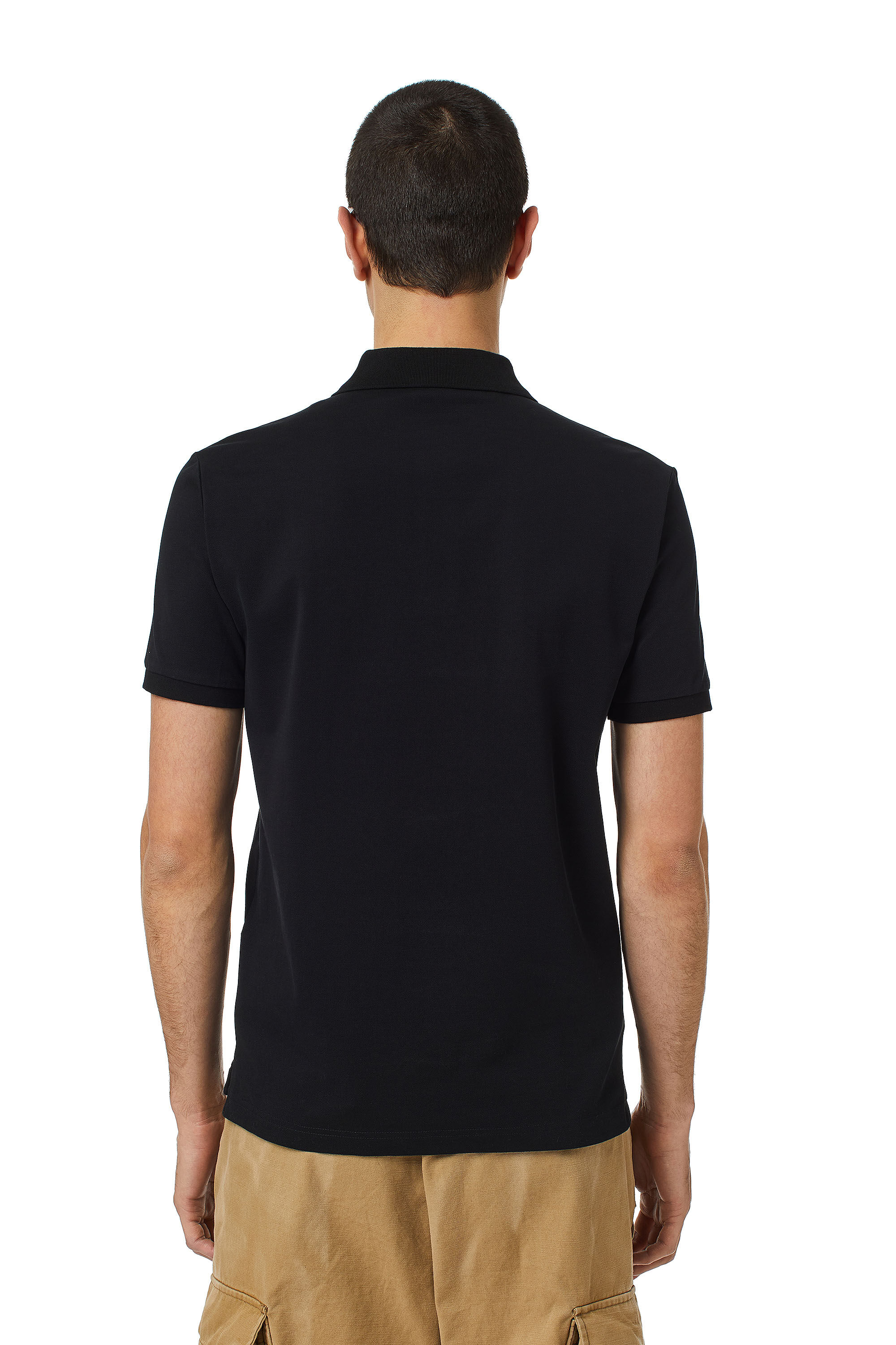 T-SMITH-DOVAL-PJ Man: Polo shirt with oval D patch | Diesel