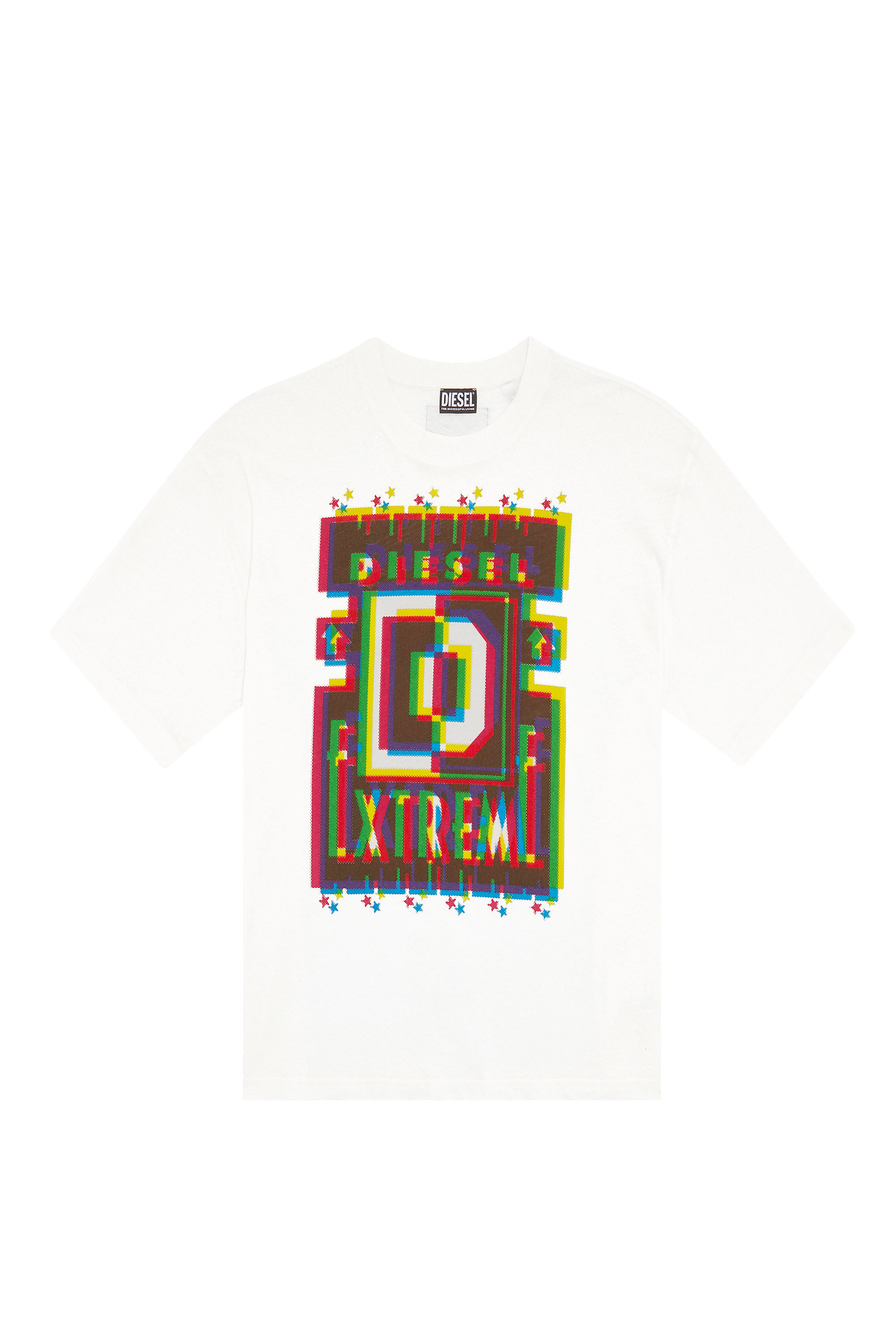 diesel Tシャツ T-WASH-E2 Man: T-shirt with Diesel Extreme print | Diesel
