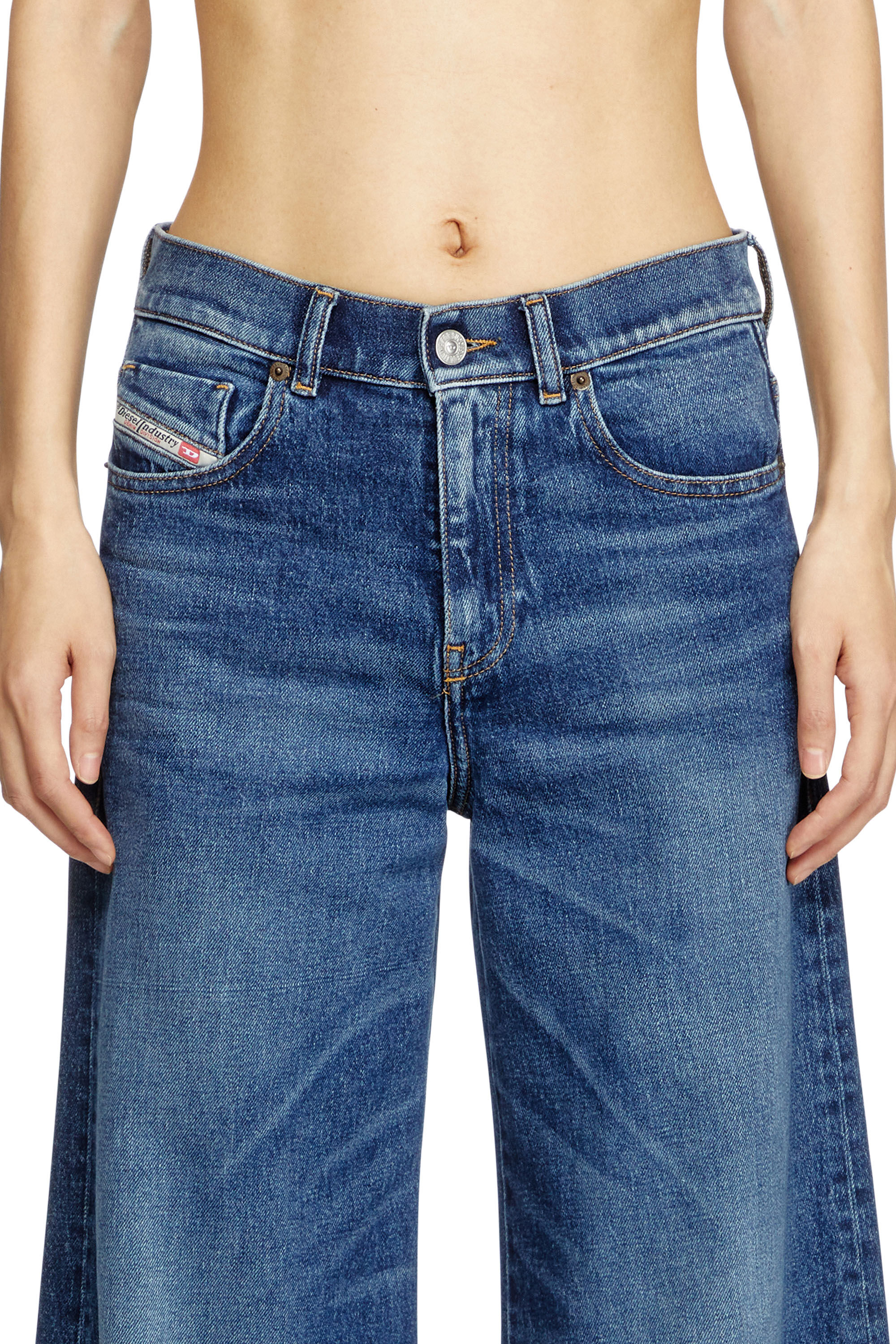 Women's Flare Jeans | Medium blue | Diesel 1978 D-Akemi Women's Flare Jeans | Medium blue | Diesel 1978 D-Akemi