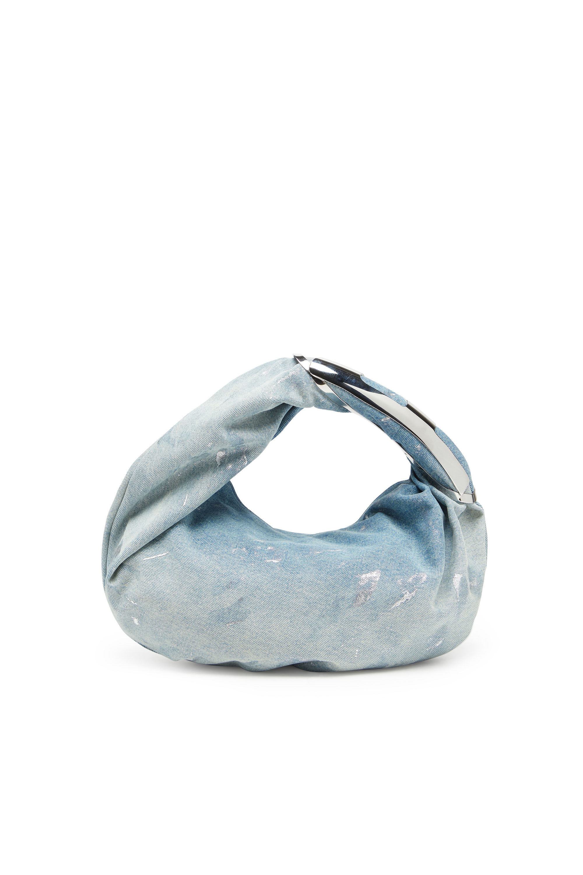 Women's Grab-D Hobo M - slouchy Hobo bag in Denim | Blue | Diesel