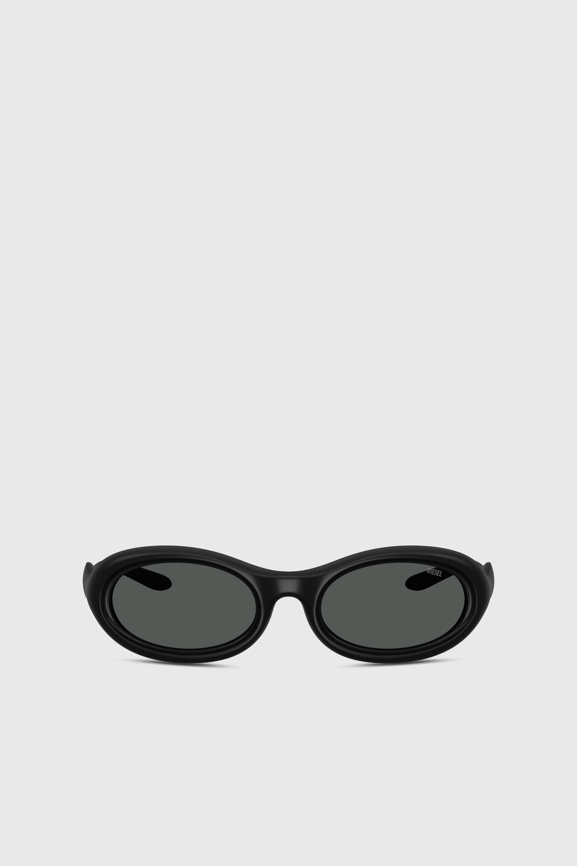 Women's Oval sunglasses | Black | Diesel {{Country}}